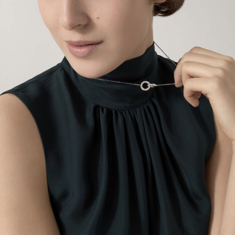 Cartier love Necklace Diamond Paved
