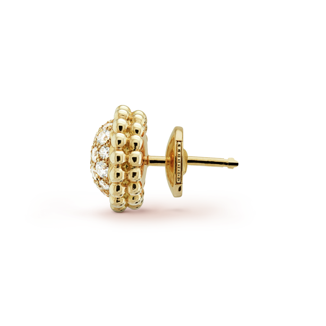 VCA Perlée diamonds earrings