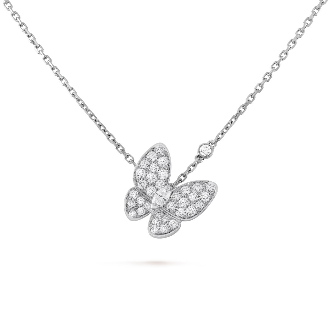 VCA Two Butterfly pendant
