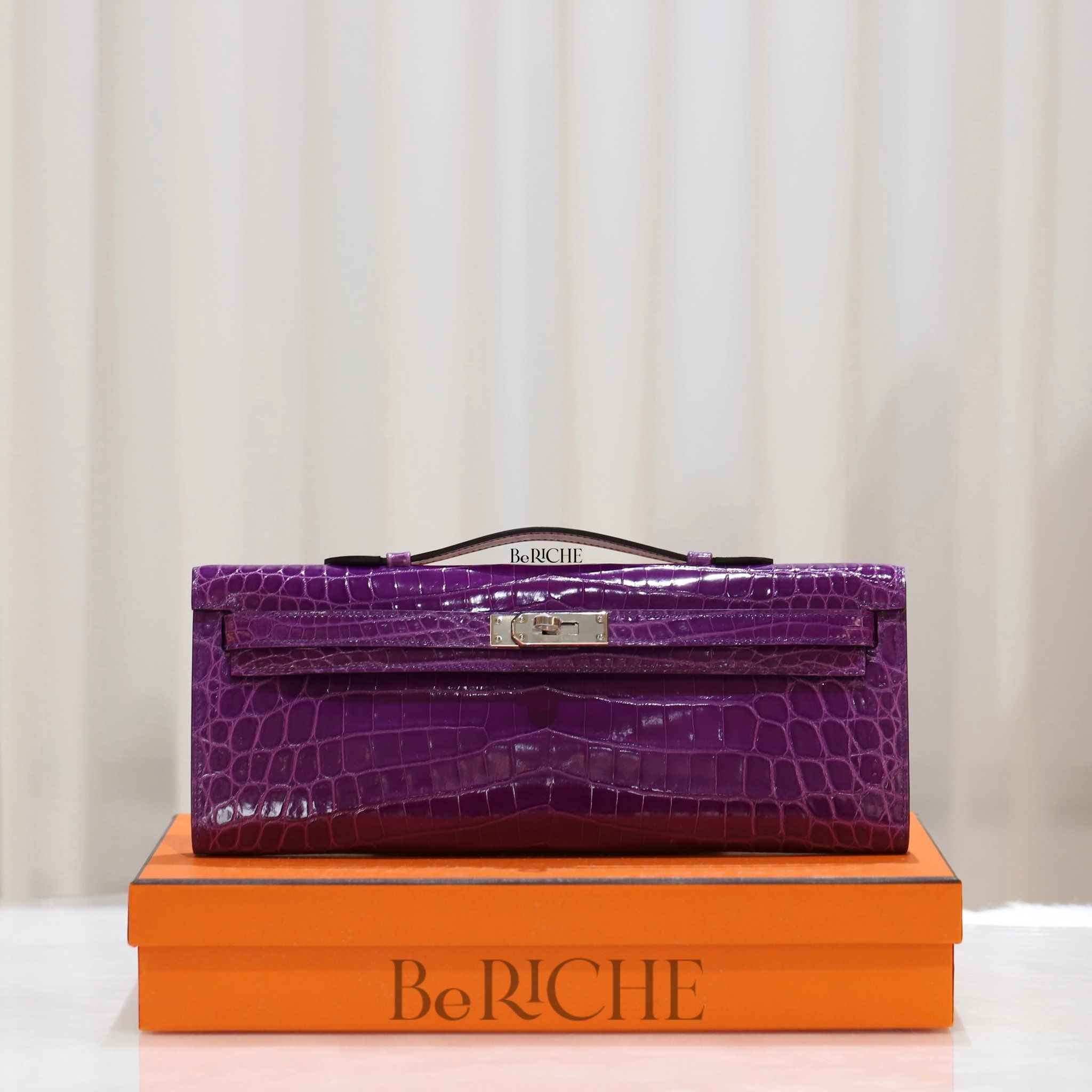 Kelly Cut Crocodile Ultraviolet PHW