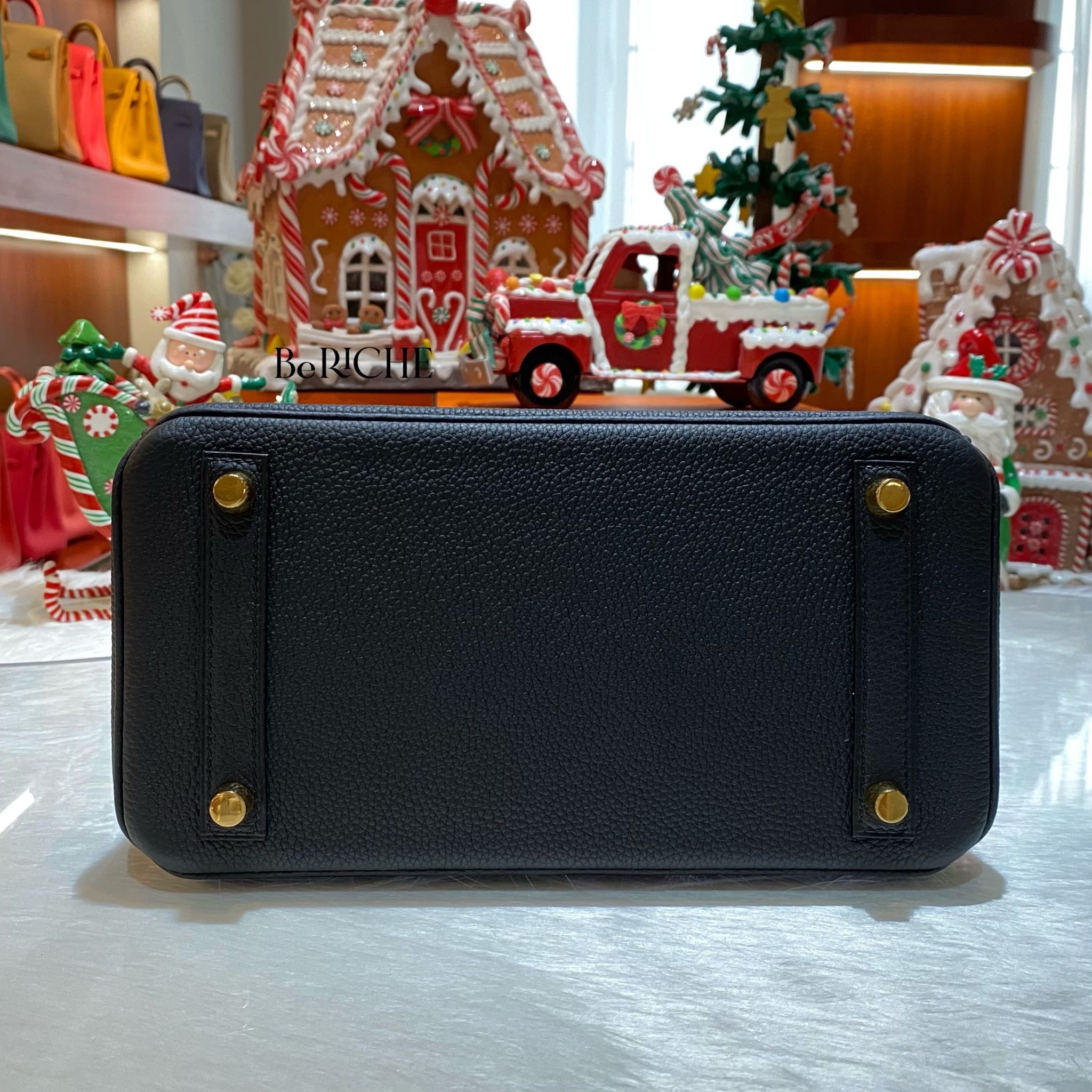 Birkin B25 Togo Noir Black GHW