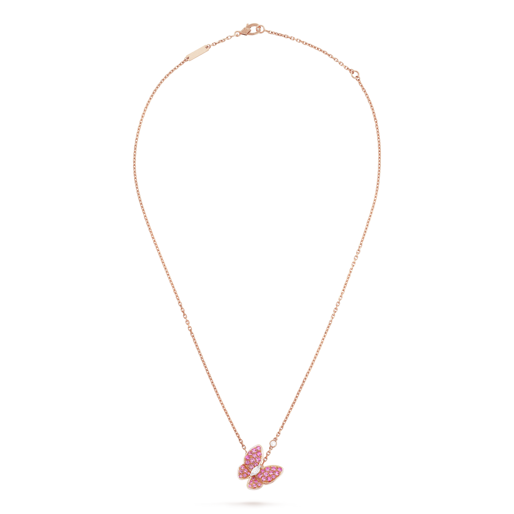VCA Two Butterfly pendant