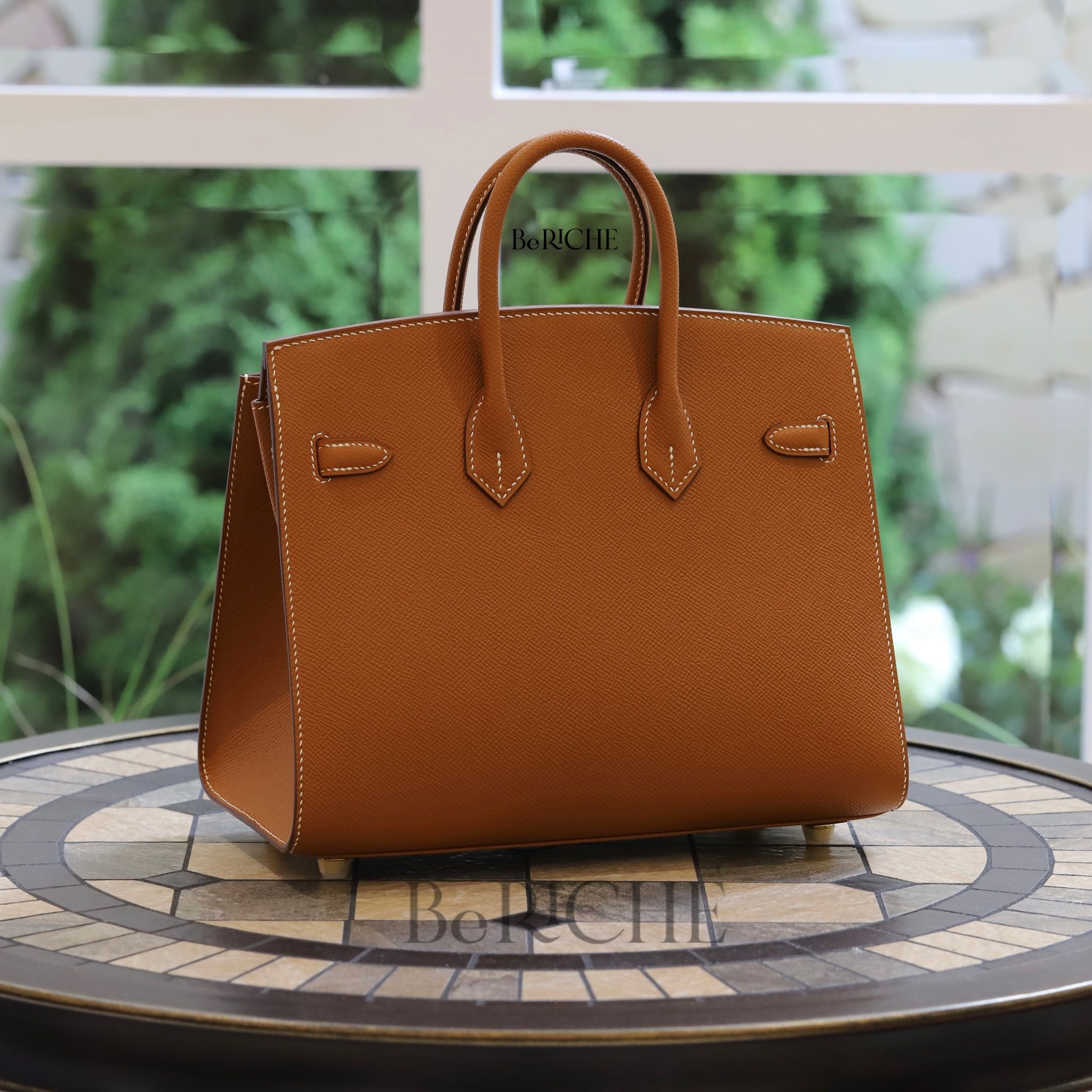Birkin B25 Sellier Epsom Gold GHW