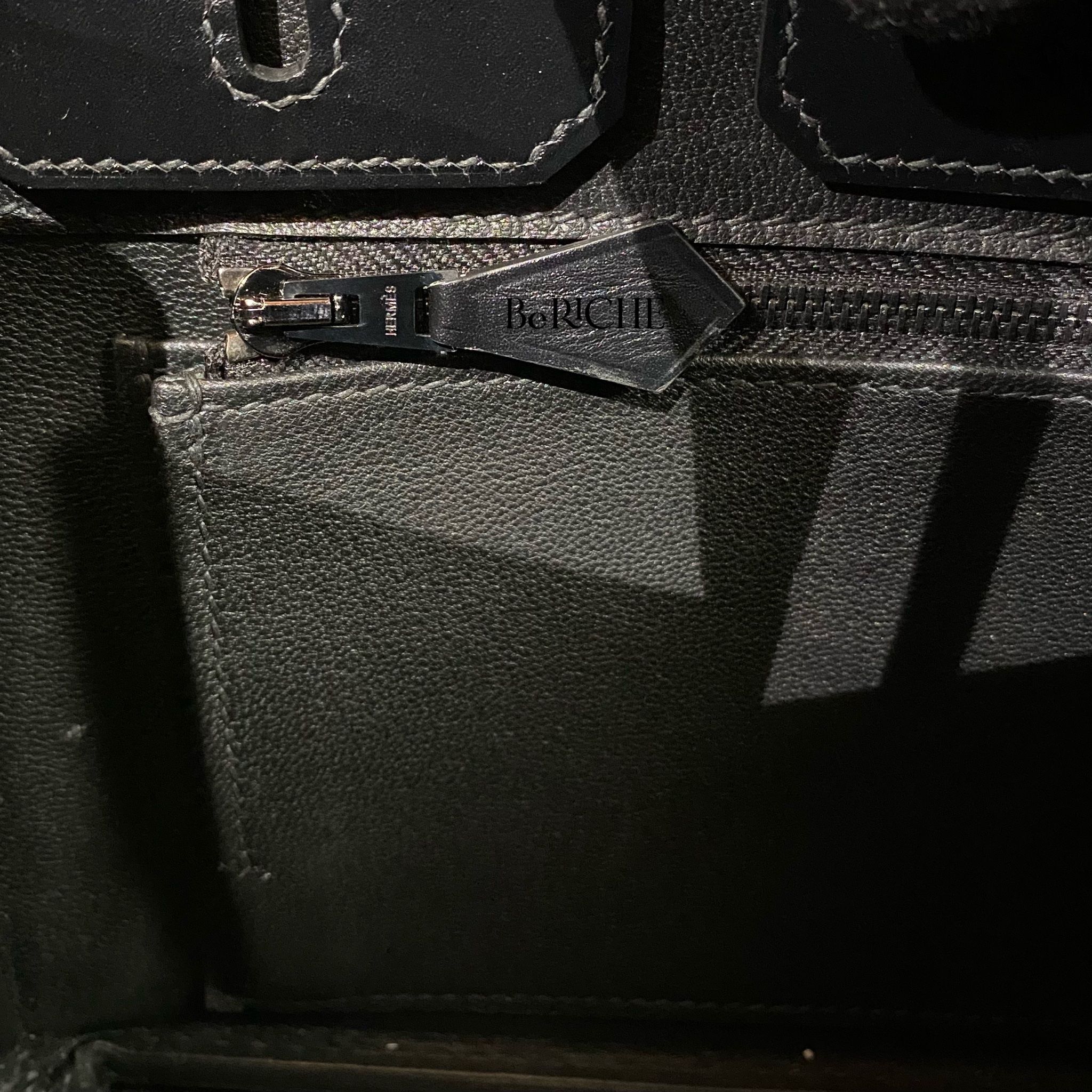 Birkin B25 Boxcalf Soblack