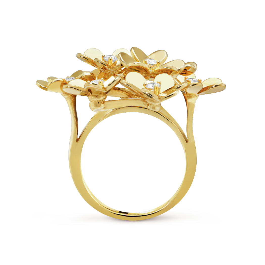 VCA Frivole ring, 8 flowers