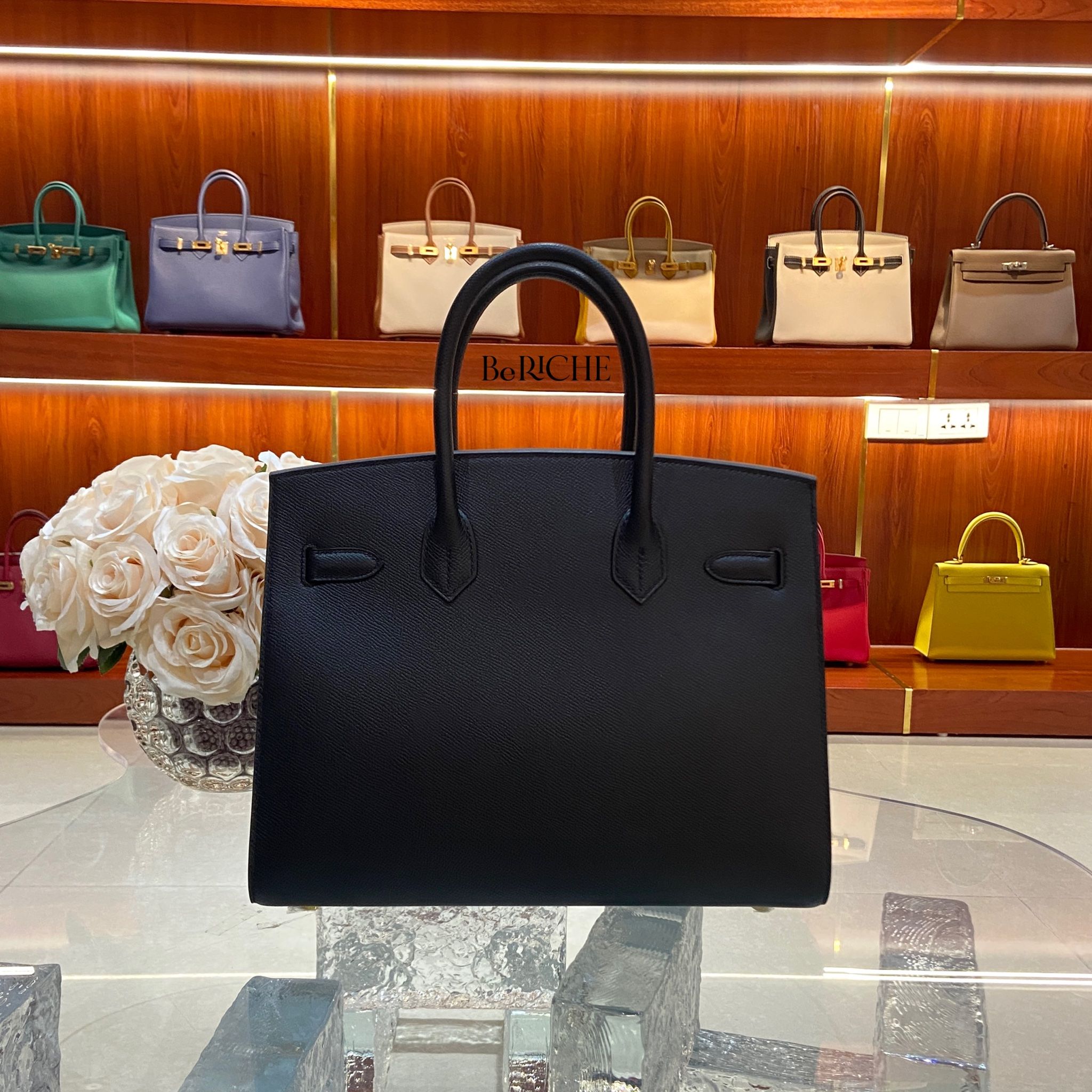 Birkin B30 Sellier Epsom Black GHW