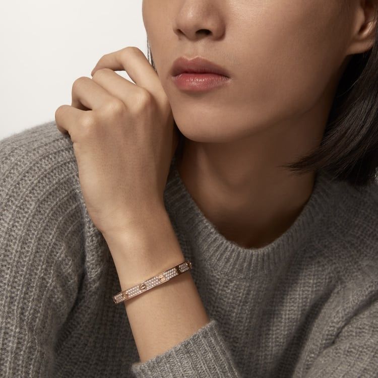 Cartier love bracelet, diamond
