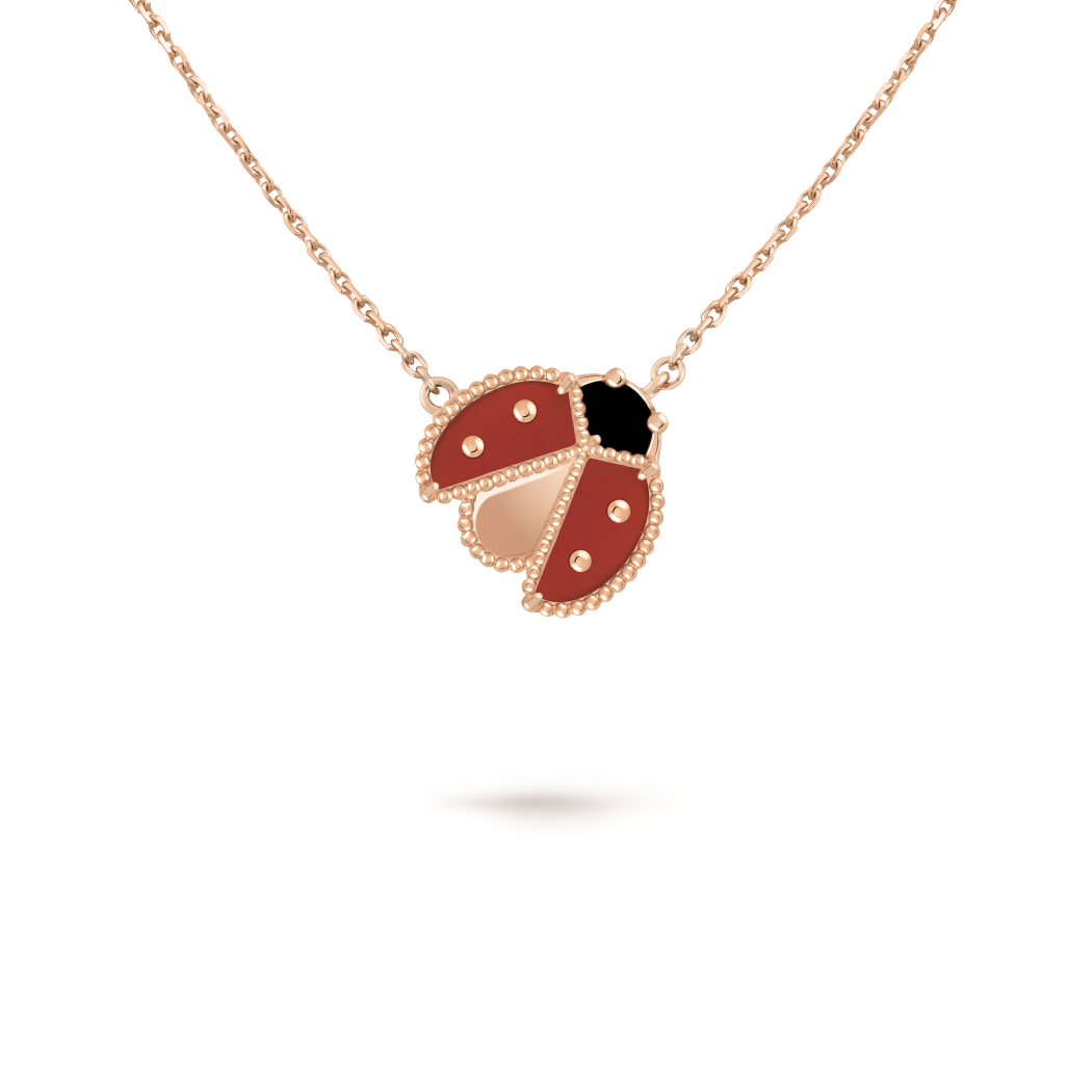 VCA Lucky Spring pendal, open wings ladybug