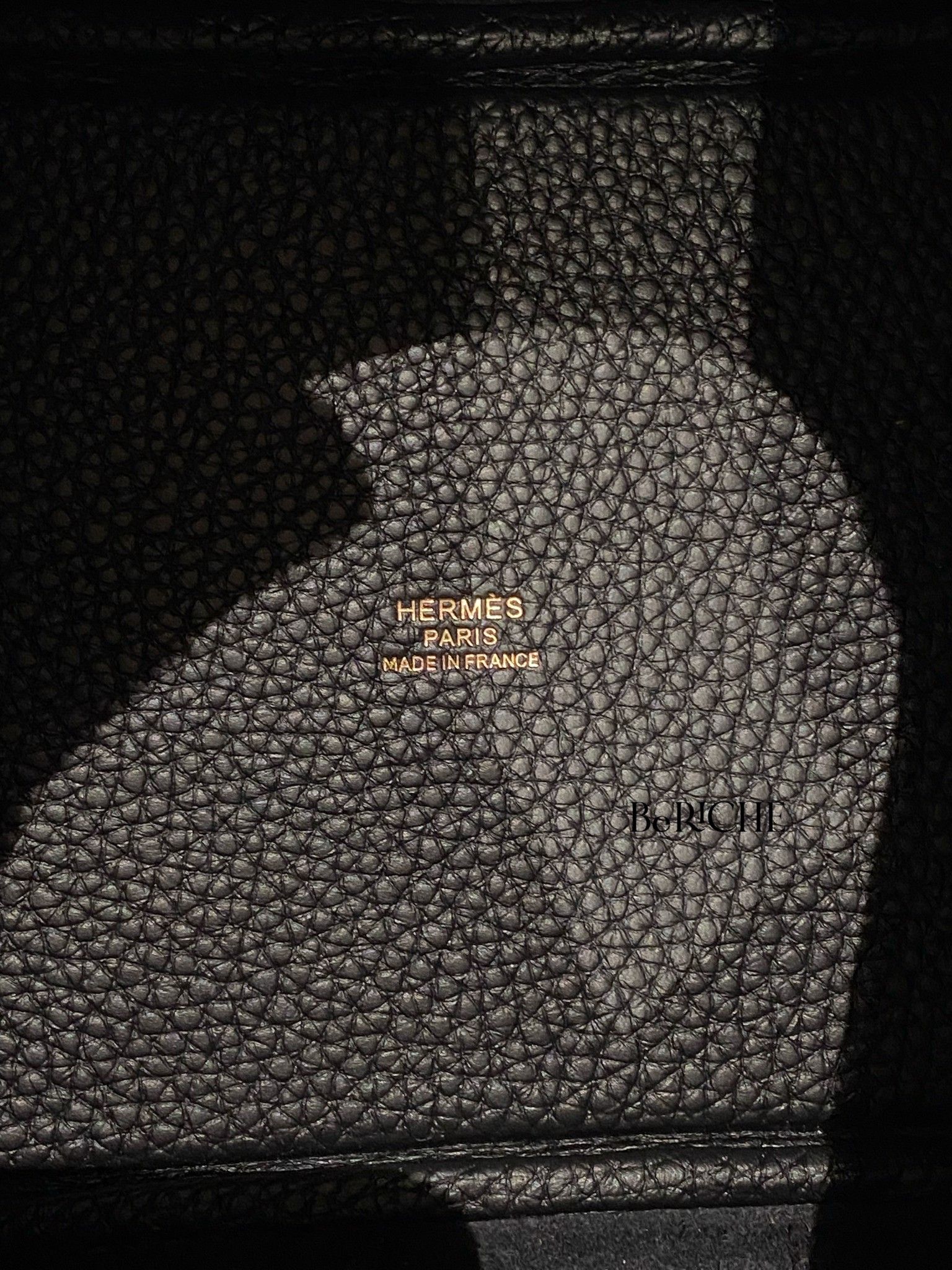 Picotin P18 Clemence Leather Black GHW