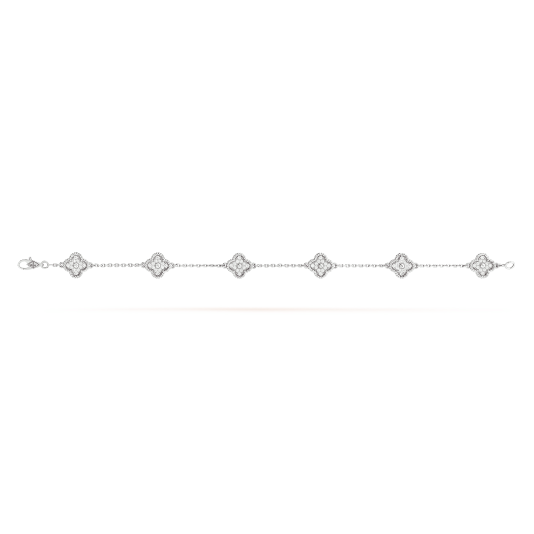 VCA Sweet Alhambra bracelet, 6 motifs