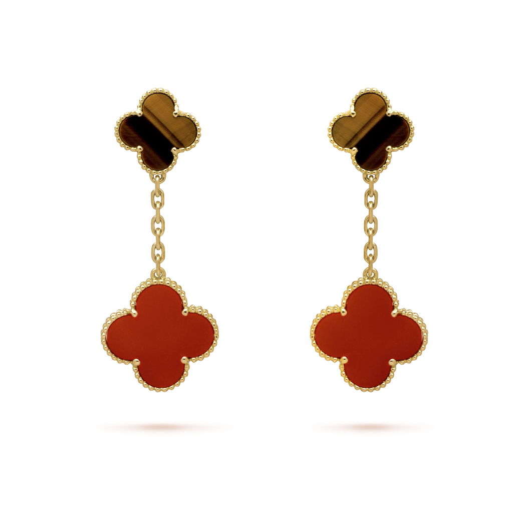 VCA Magic Alhmbra earrings, 2 motifs