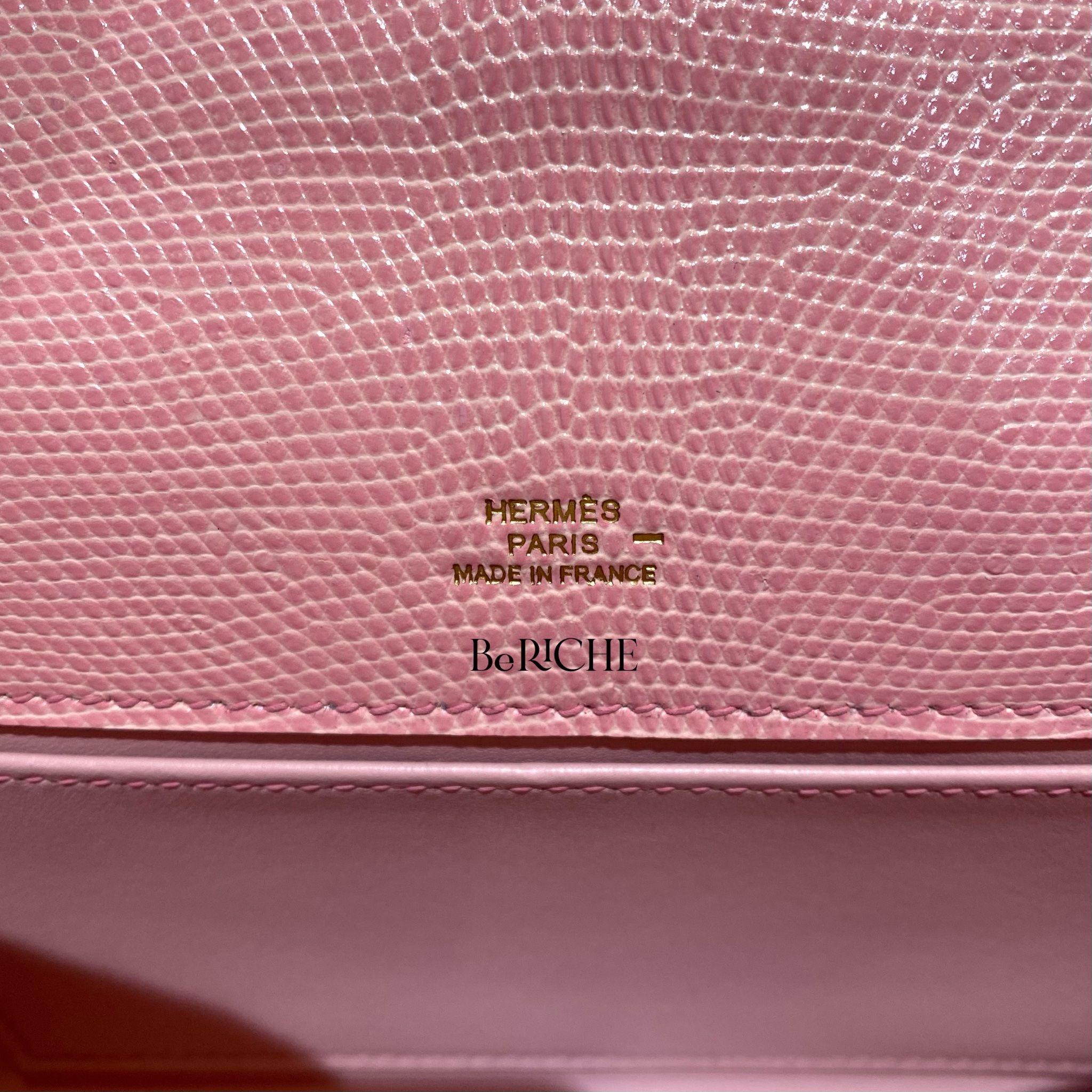 Kelly Pochette KP22 Lizard Pink GHW