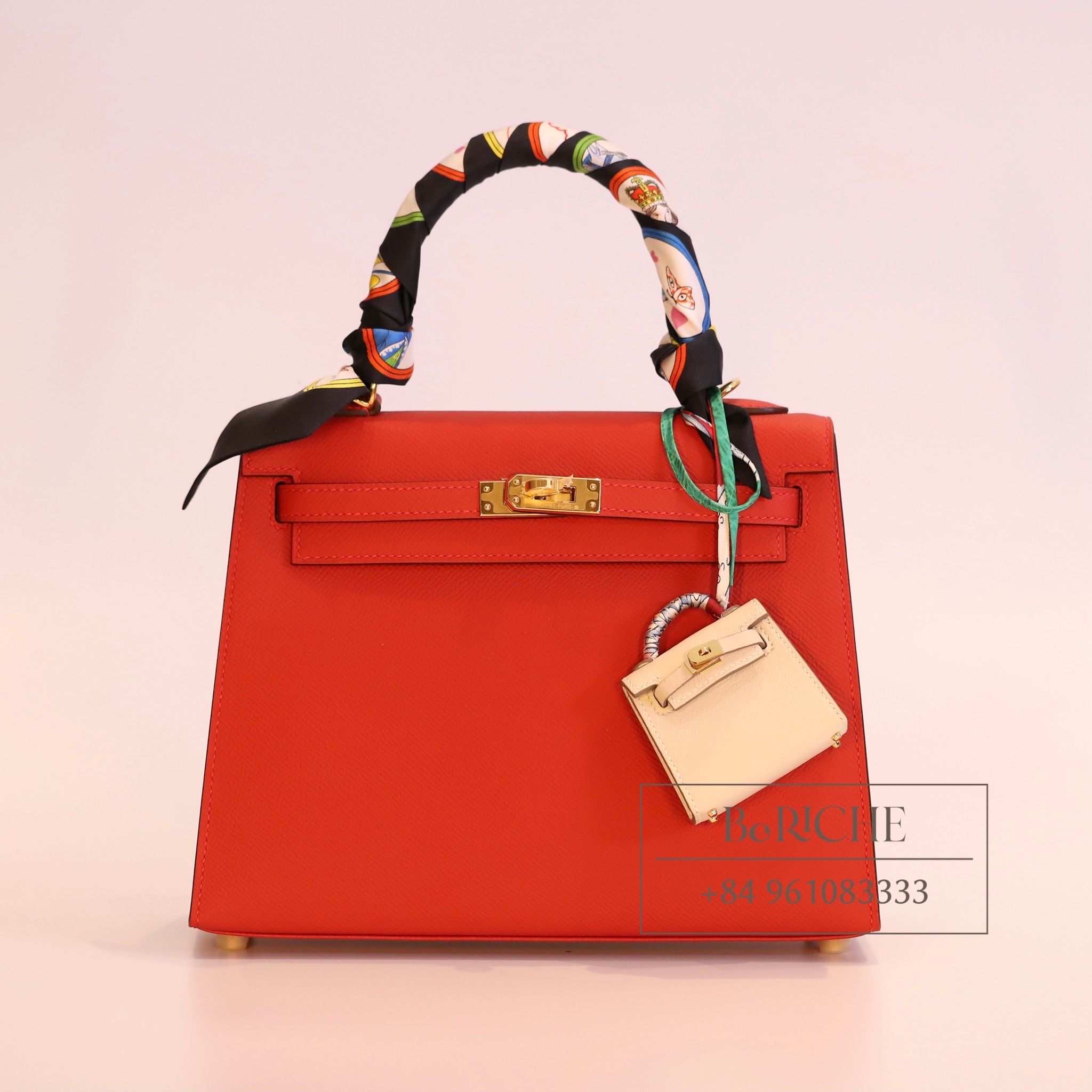 Hermes Mini Kelly Twilly Bag Charm