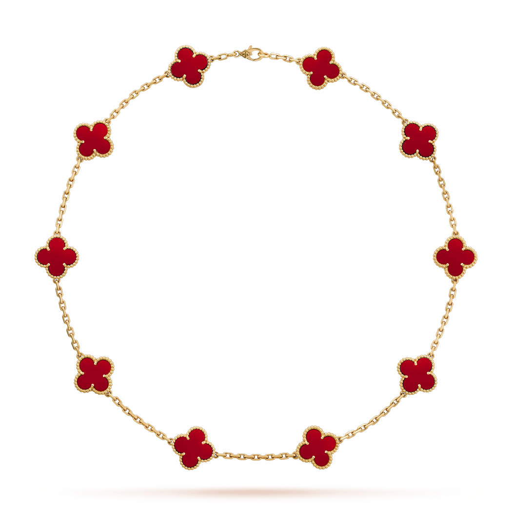 VCA Vintage Alhambra necklace, 10 motifs