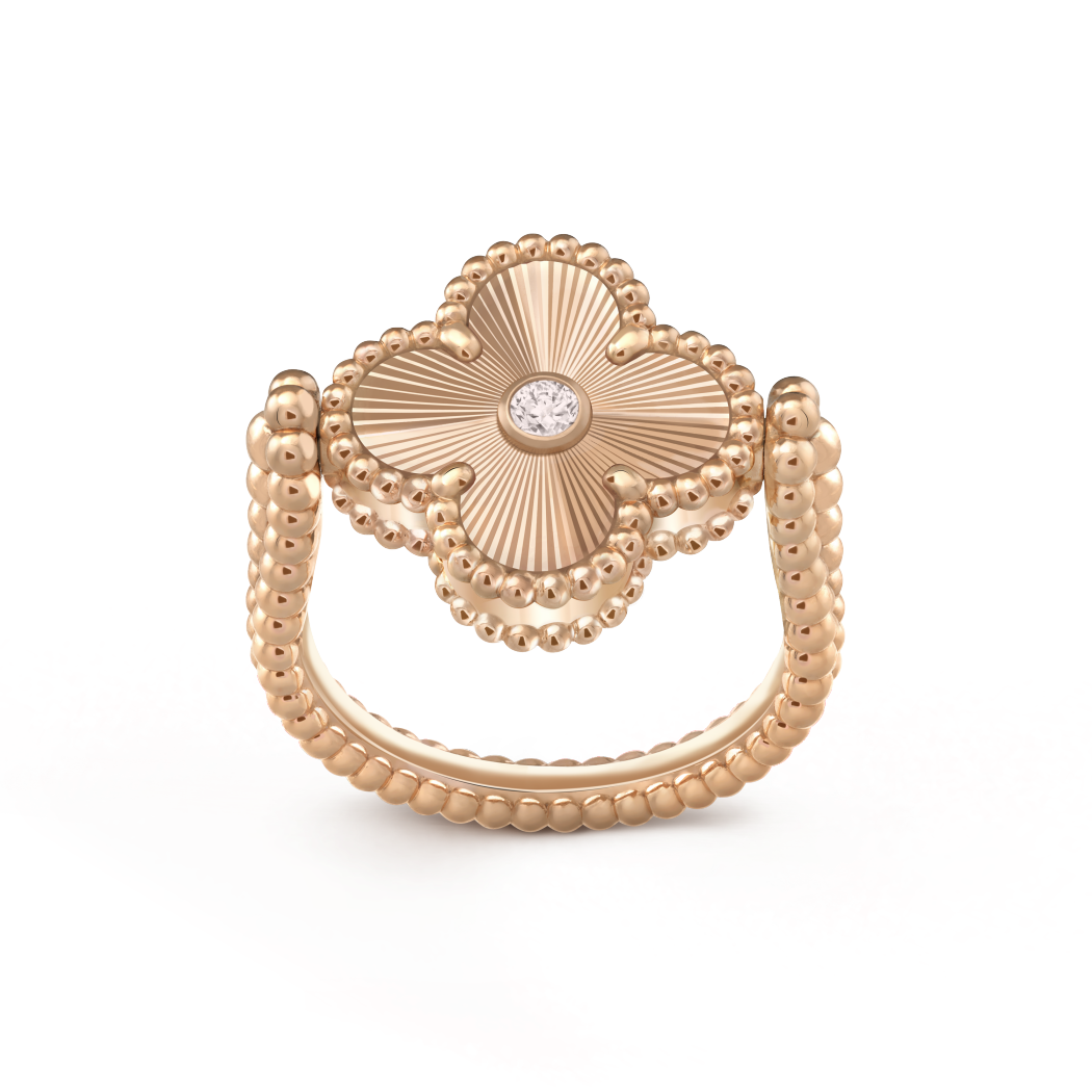 VCA Vintage Alhambra reversible ring