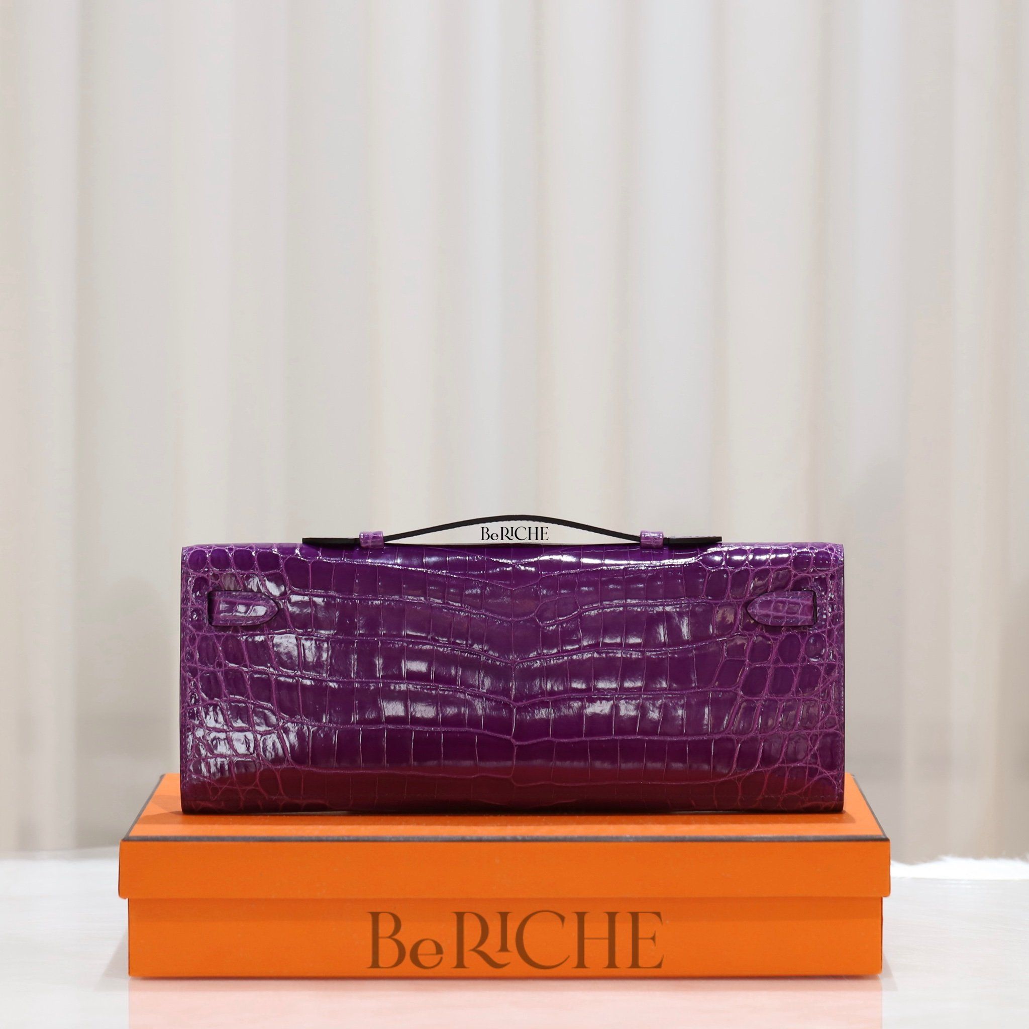 Kelly Cut Crocodile Ultraviolet PHW