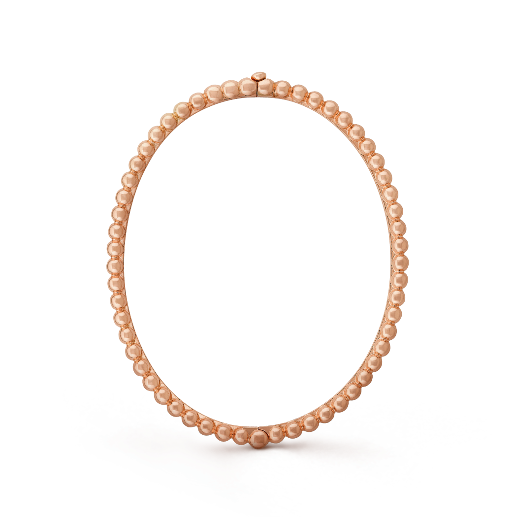 VCA Perlée pearls of gold bracelet, medium model