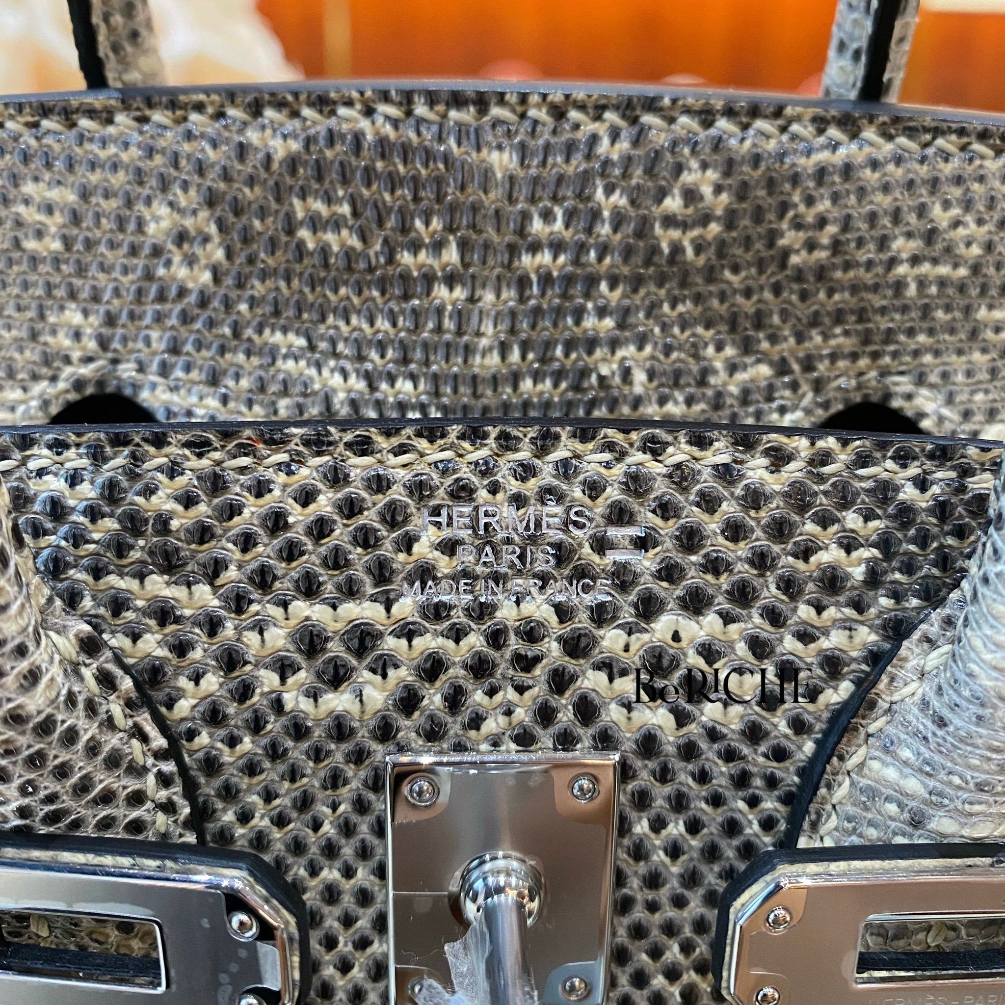 Birkin B25 Lizard Ombre PHW