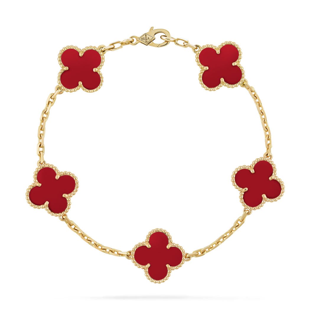 VCA Vintage Alhambra Bracelet, 5 motifs