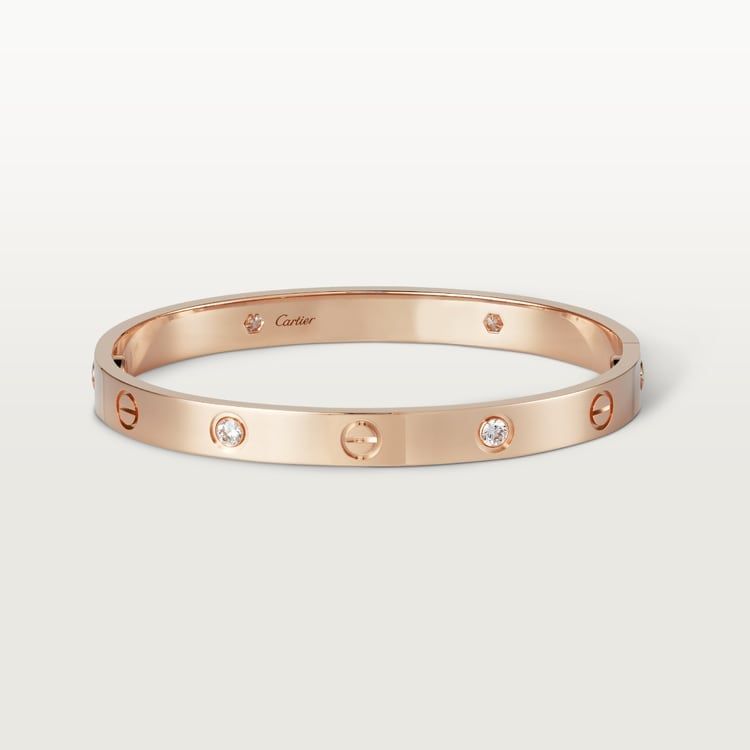 Cartier love bracelet, 4 Diamond