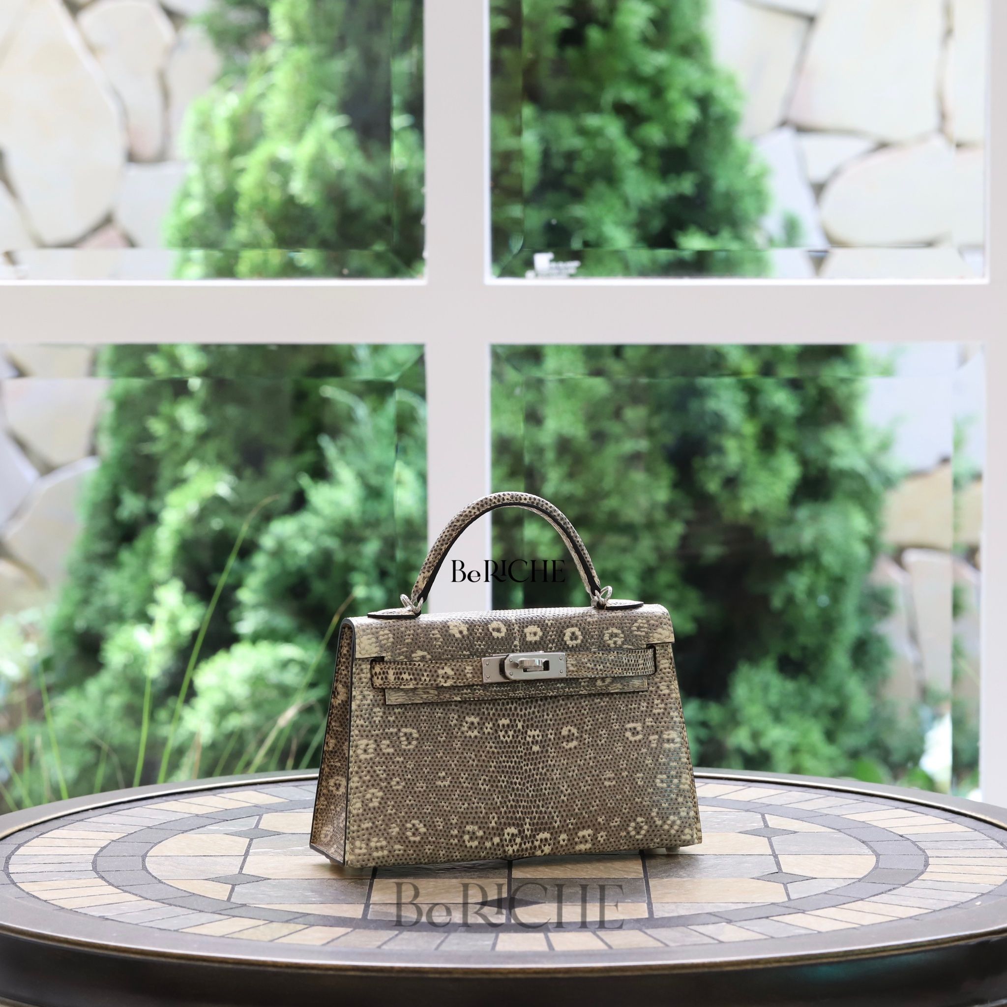 Kelly Mini K20 Lizard Ombre PHW