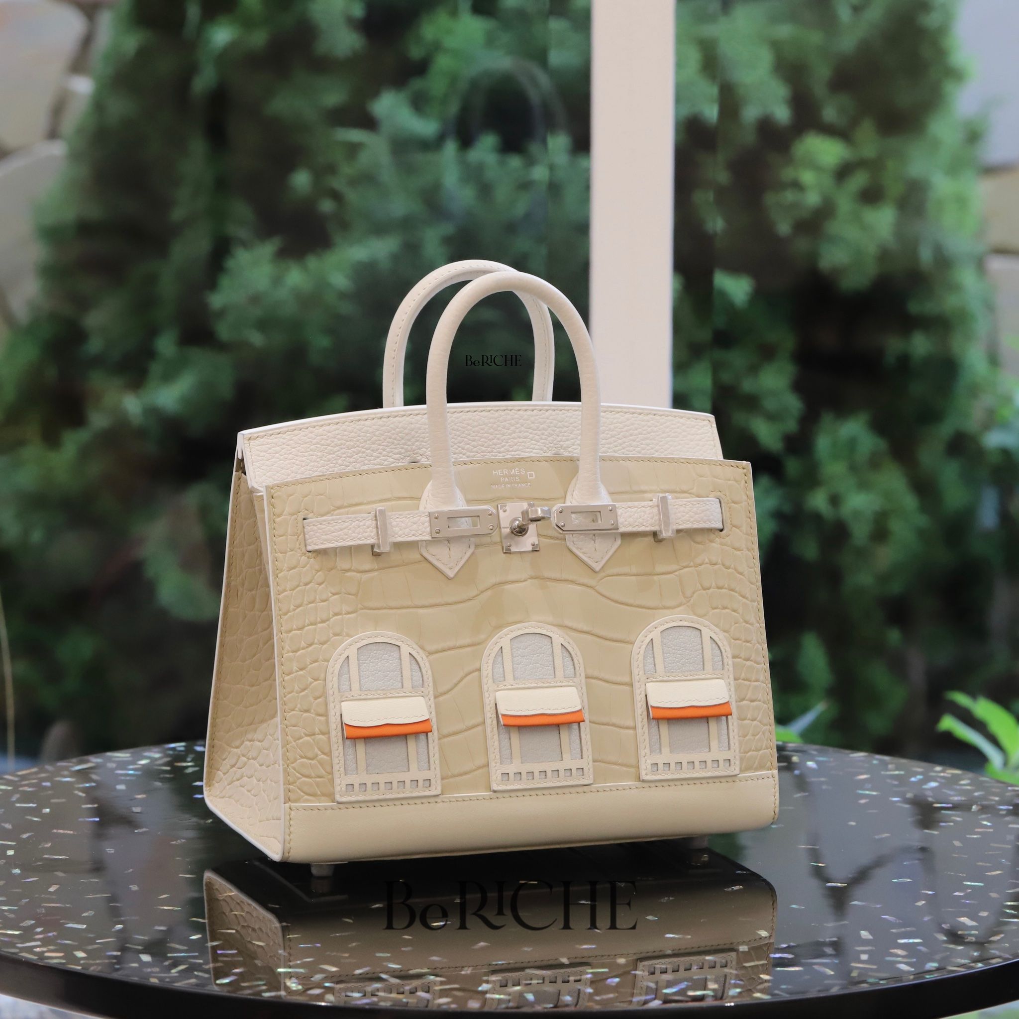 Hermes Neige Snow Faubourg Birkin B20