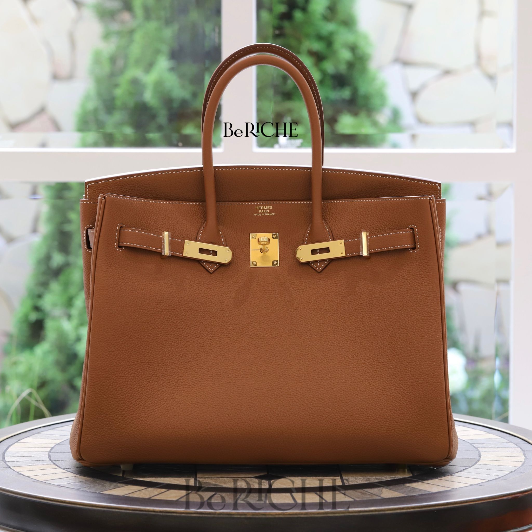 Birkin B35 Togo Gold GHW