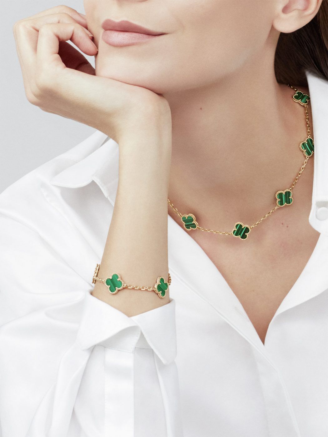 VCA Vintage Alhambra bracelet, 5 motifs