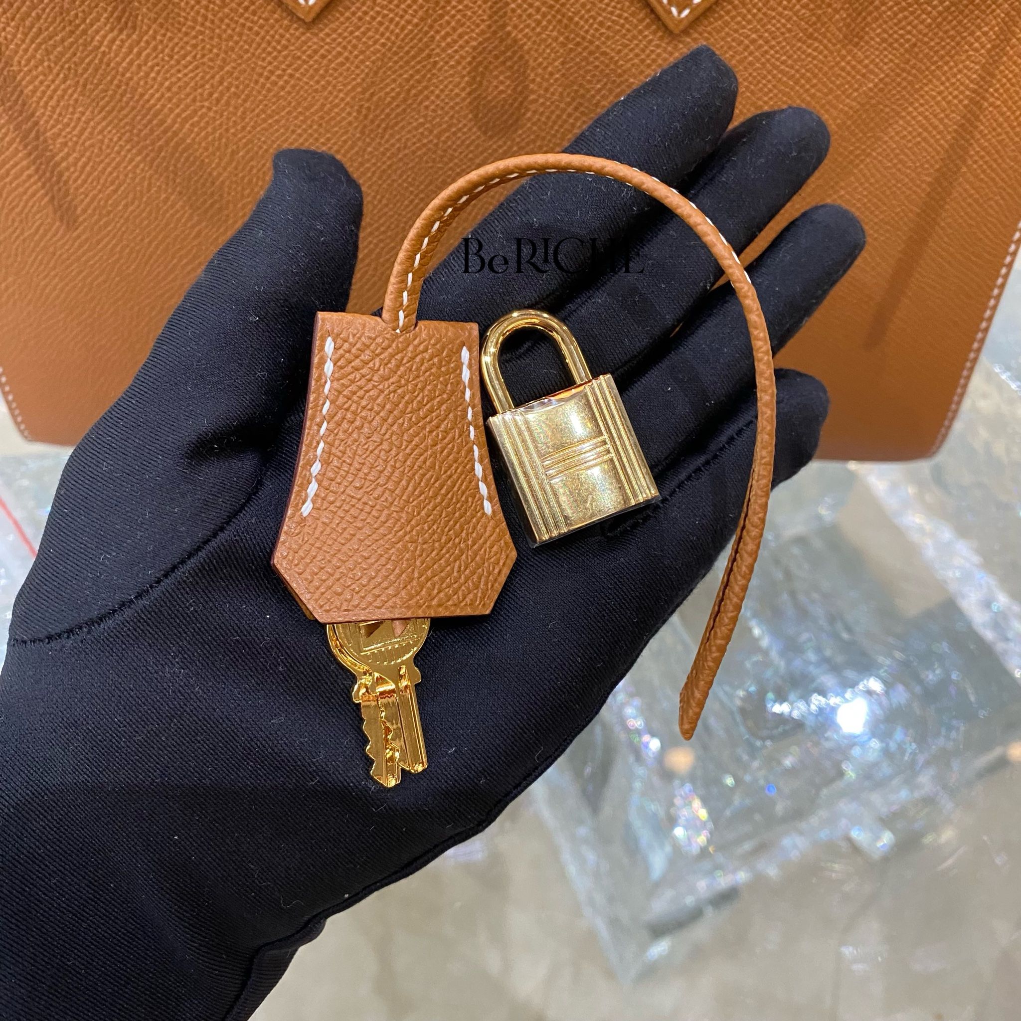Birkin B25 Sellier Epsom Gold GHW