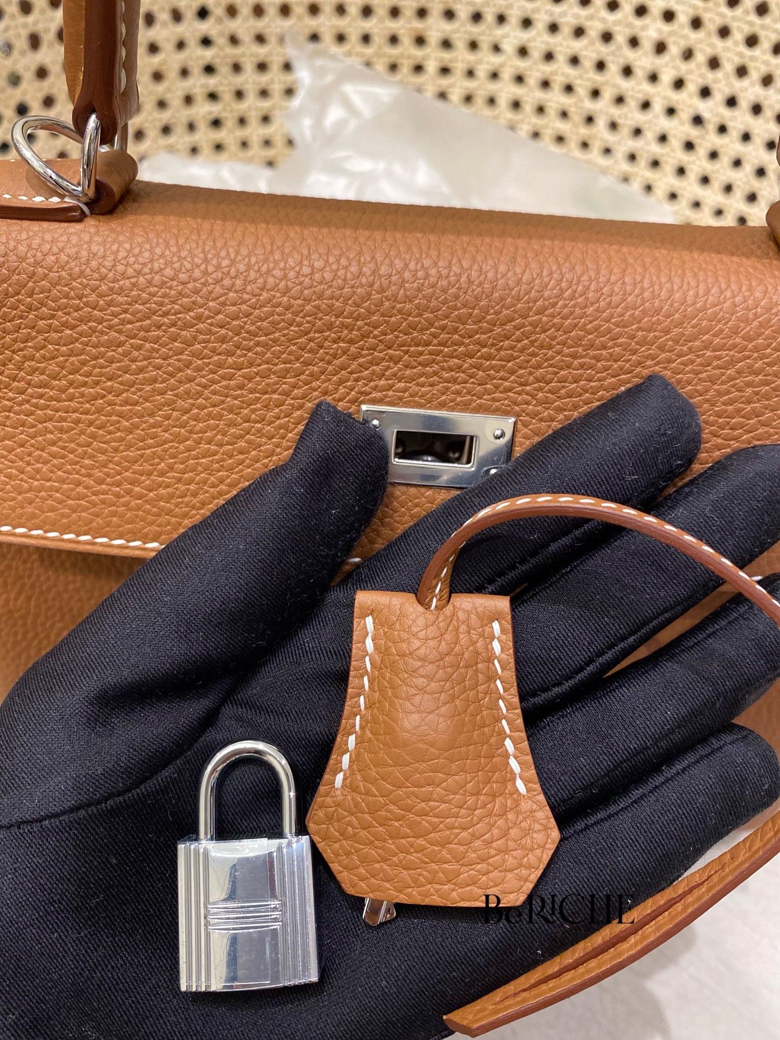 Kelly K25 Togo Gold PHW