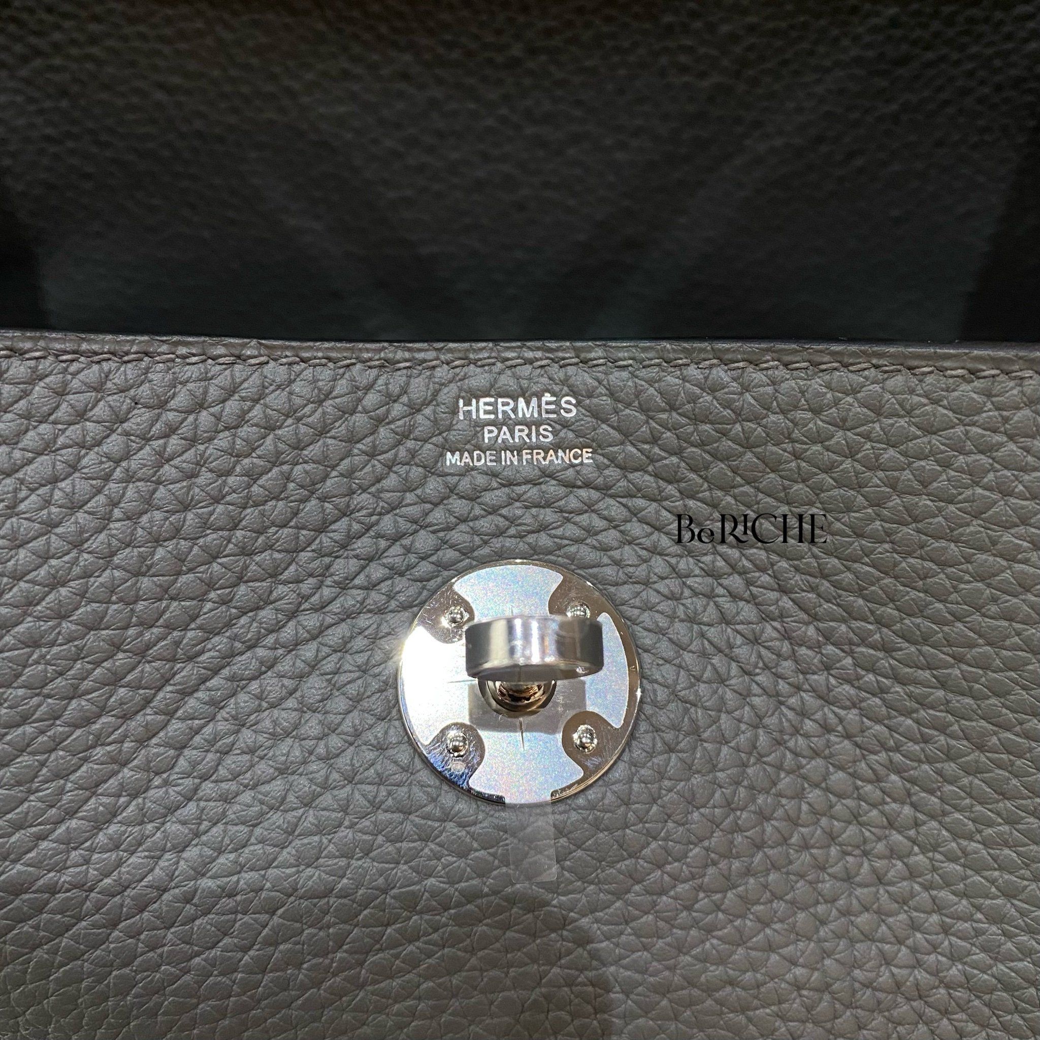 Lindy 26 Clemence Leather Gris Meyer PHW