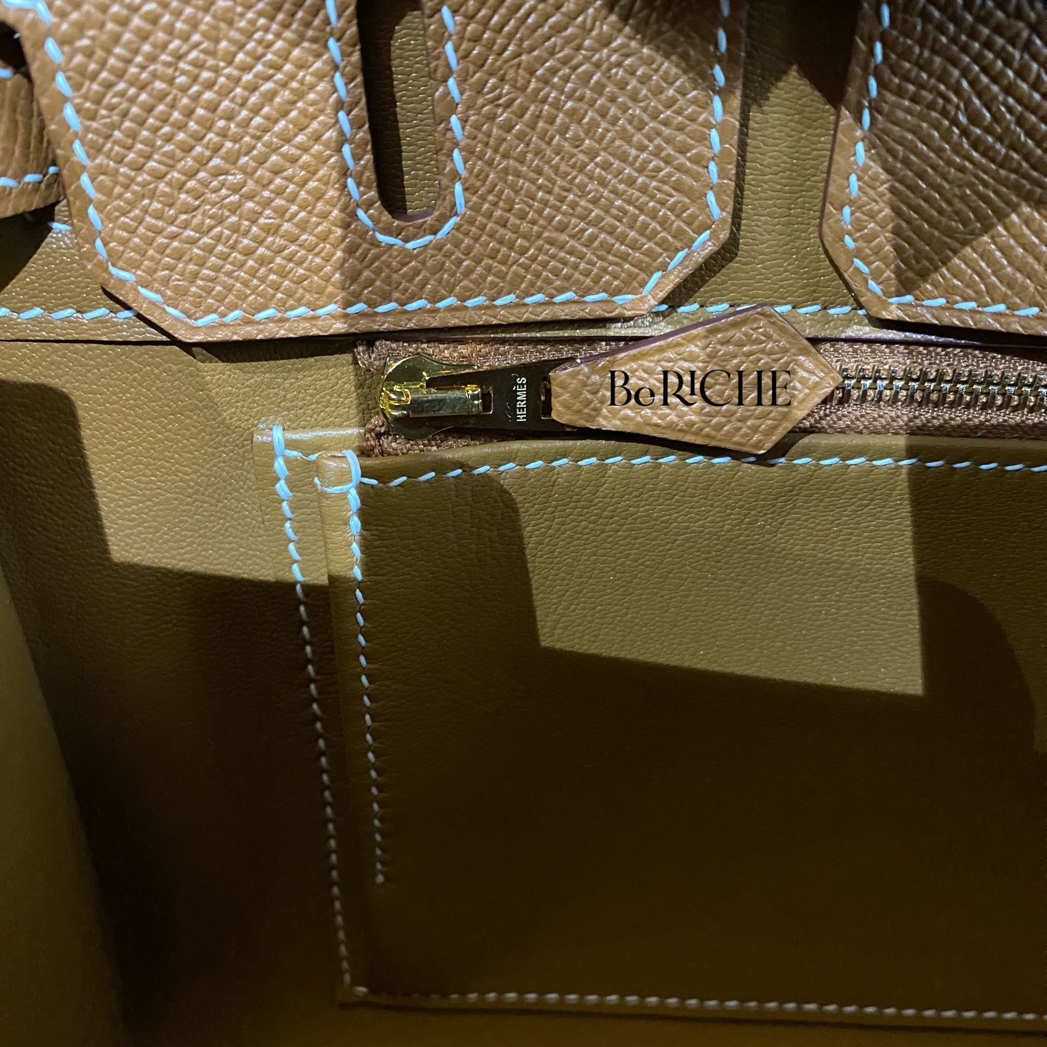 Birkin B25 Sellier Epsom Gold GHW