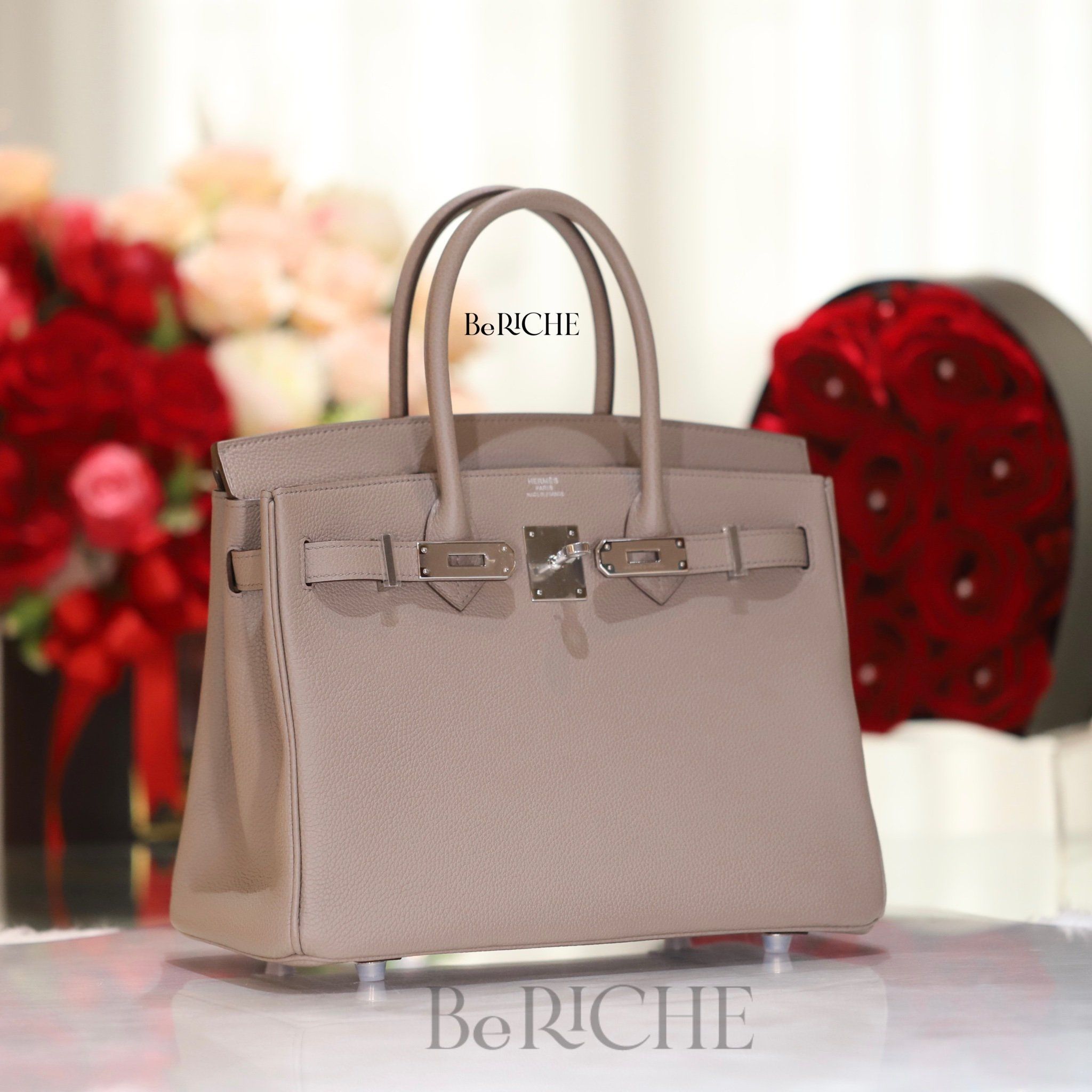 Birkin B30 Togo Gris Asphalt PHW