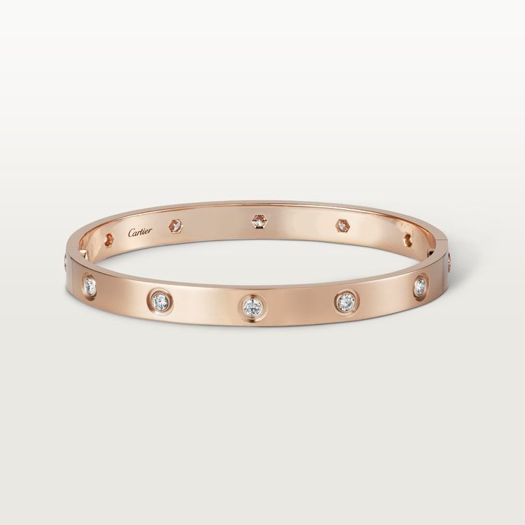 Cartier love bracelet, 10 diamond