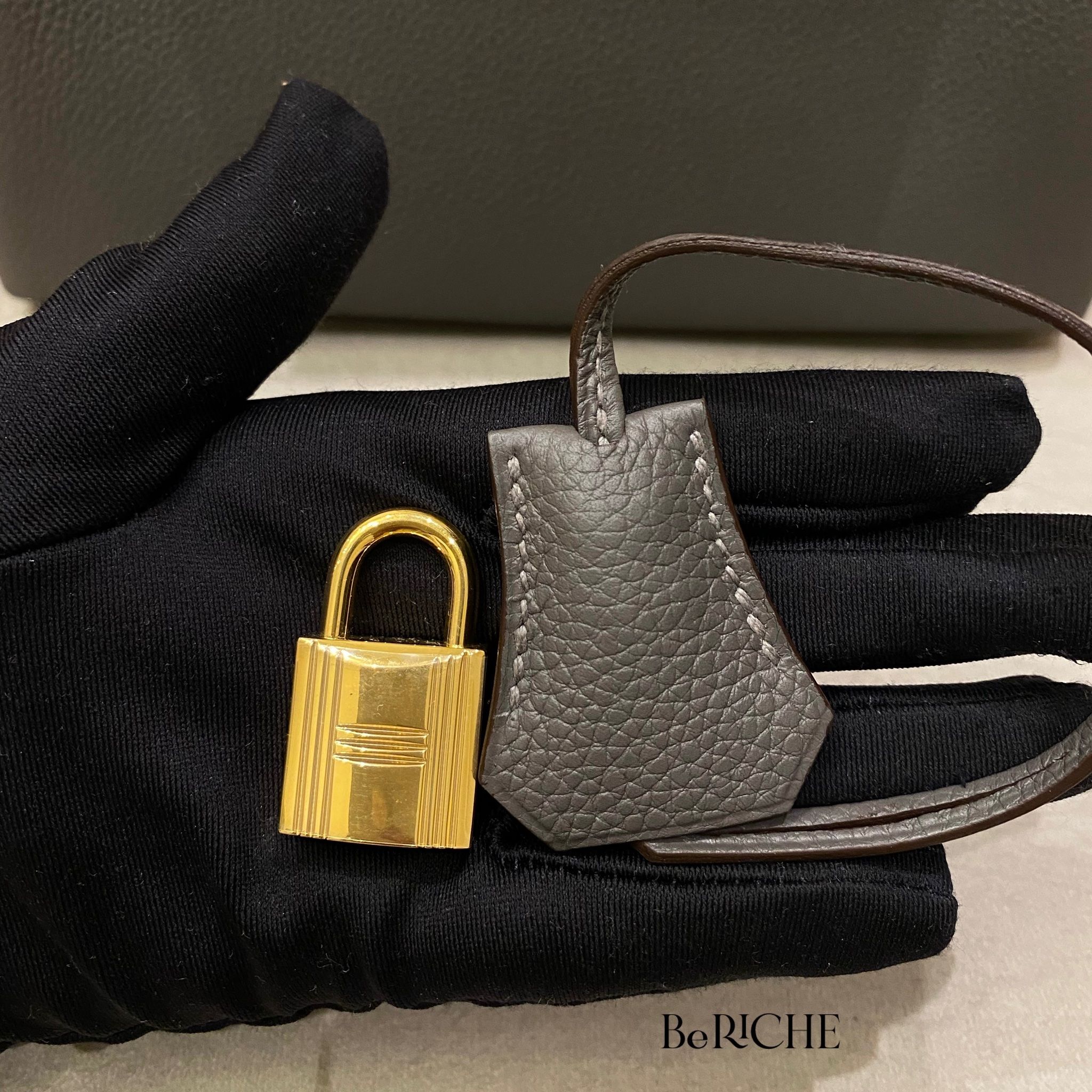 Kelly K25 Togo Etain GHW