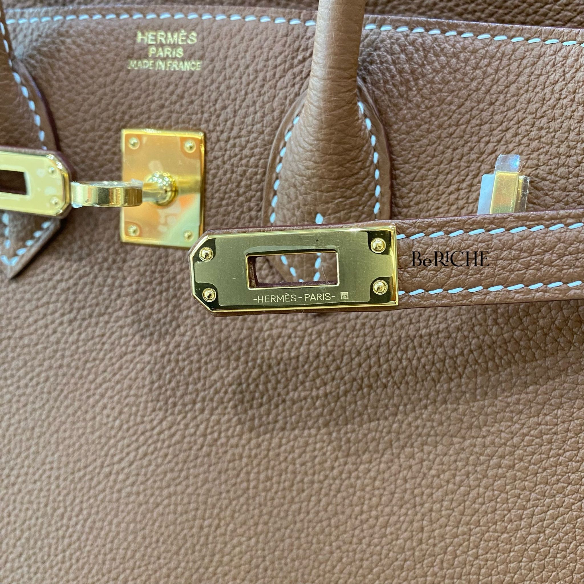 Birkin B25 Togo Gold GHW