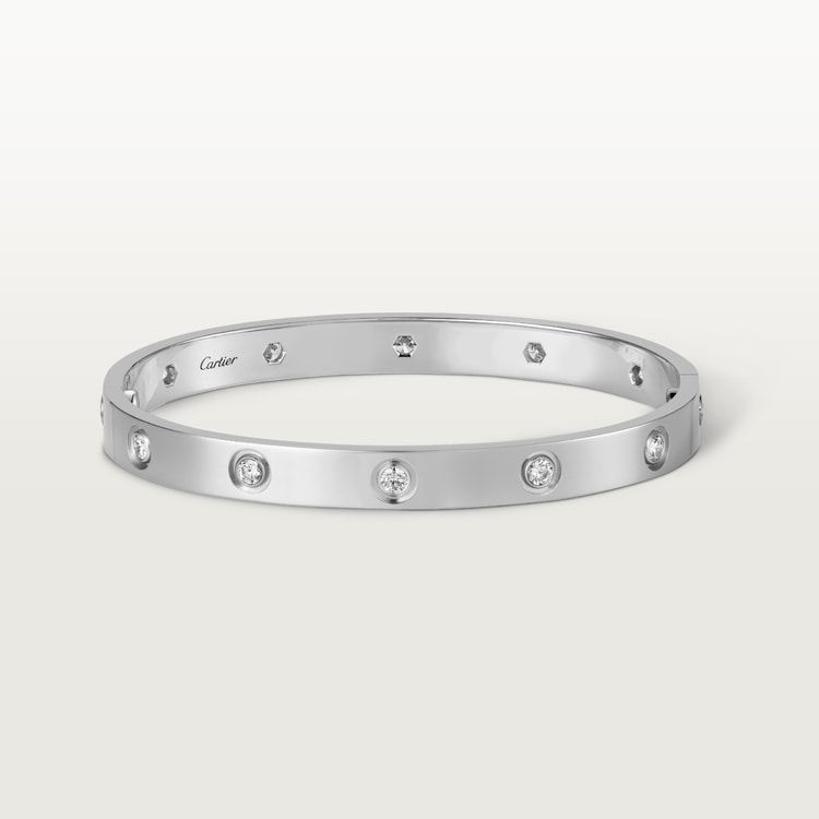Cartier love bracelet, 10 diamond