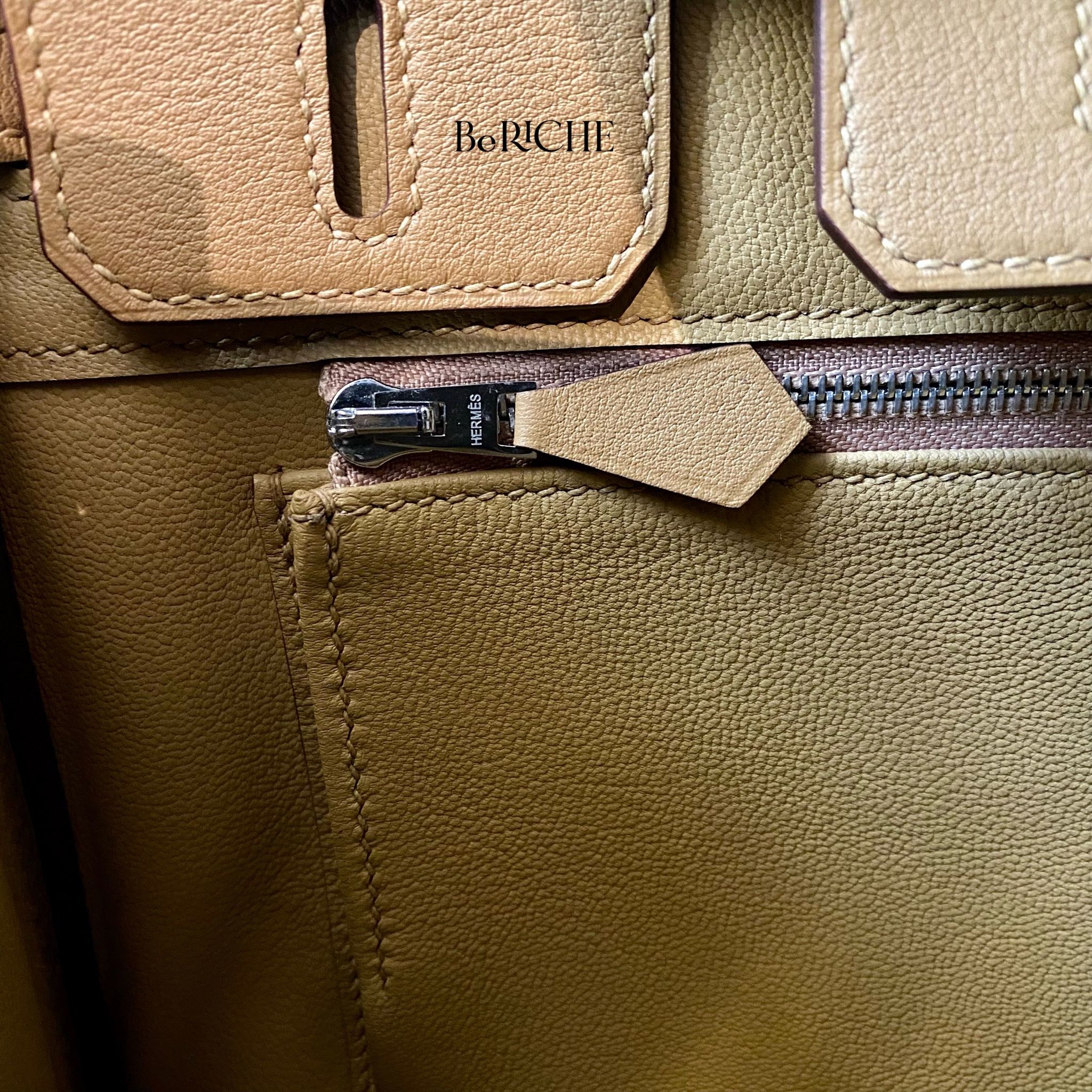Birkin B25 Biscuit In & Out Limited Edition Swift PHW