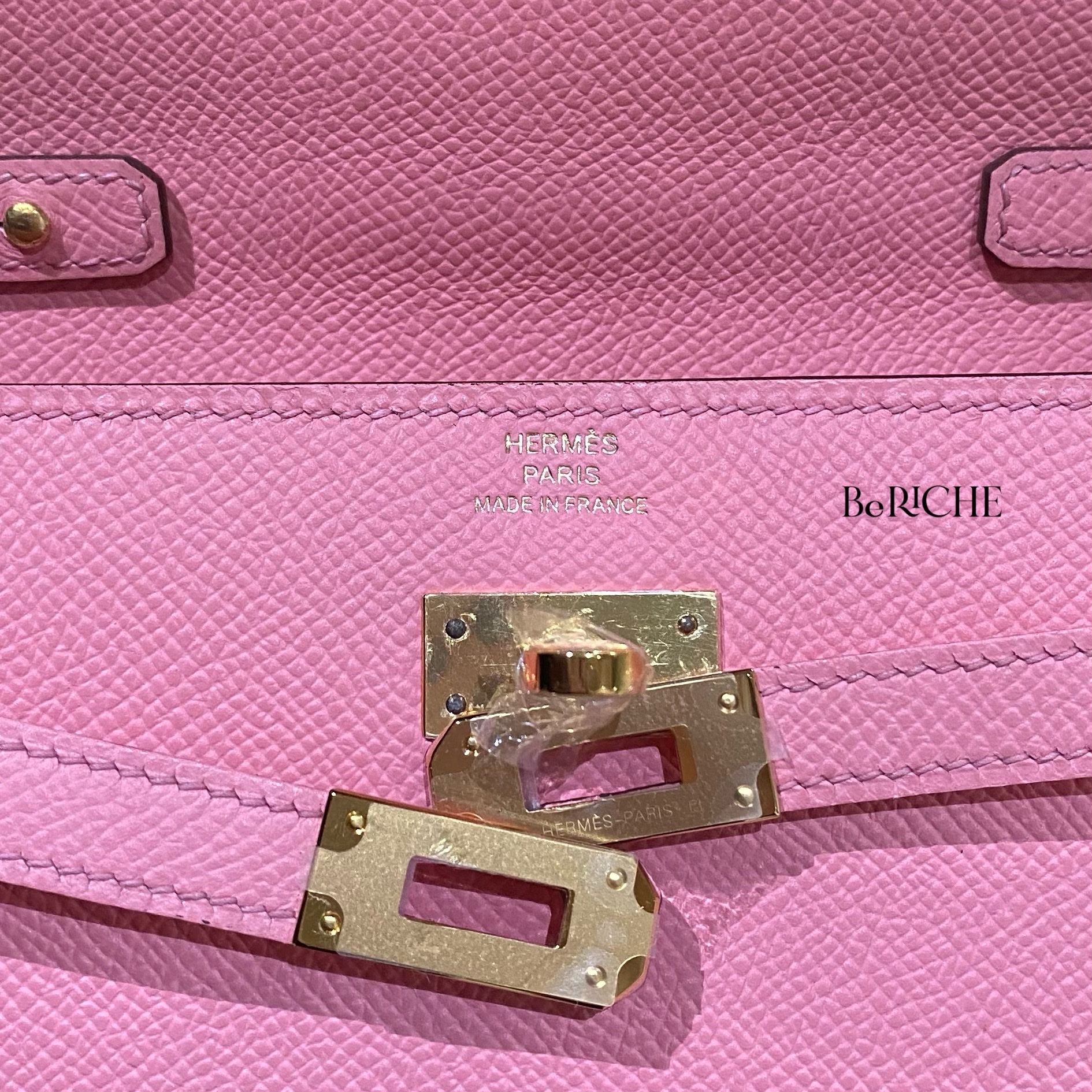 Kelly Wallet To Go Epsom Rose Confetti GHW