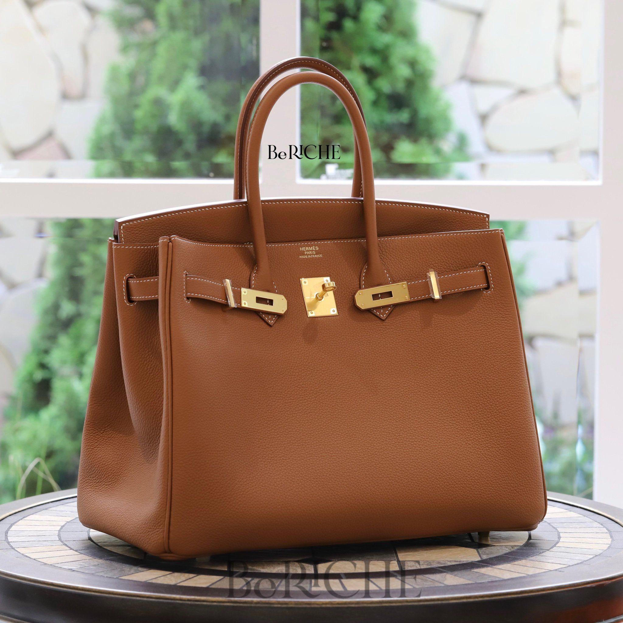 Birkin B35 Togo Gold GHW