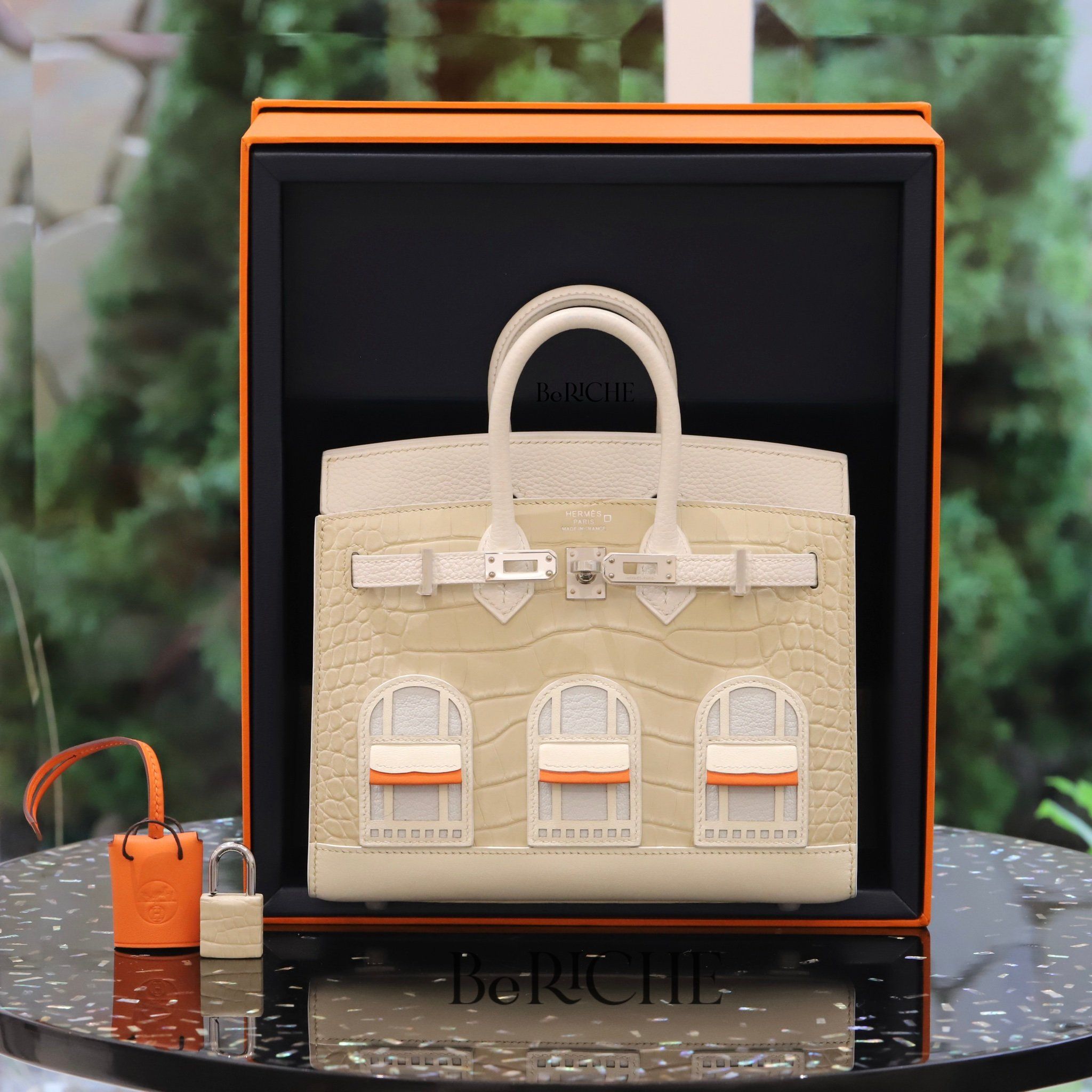 Hermes Neige Snow Faubourg Birkin B20