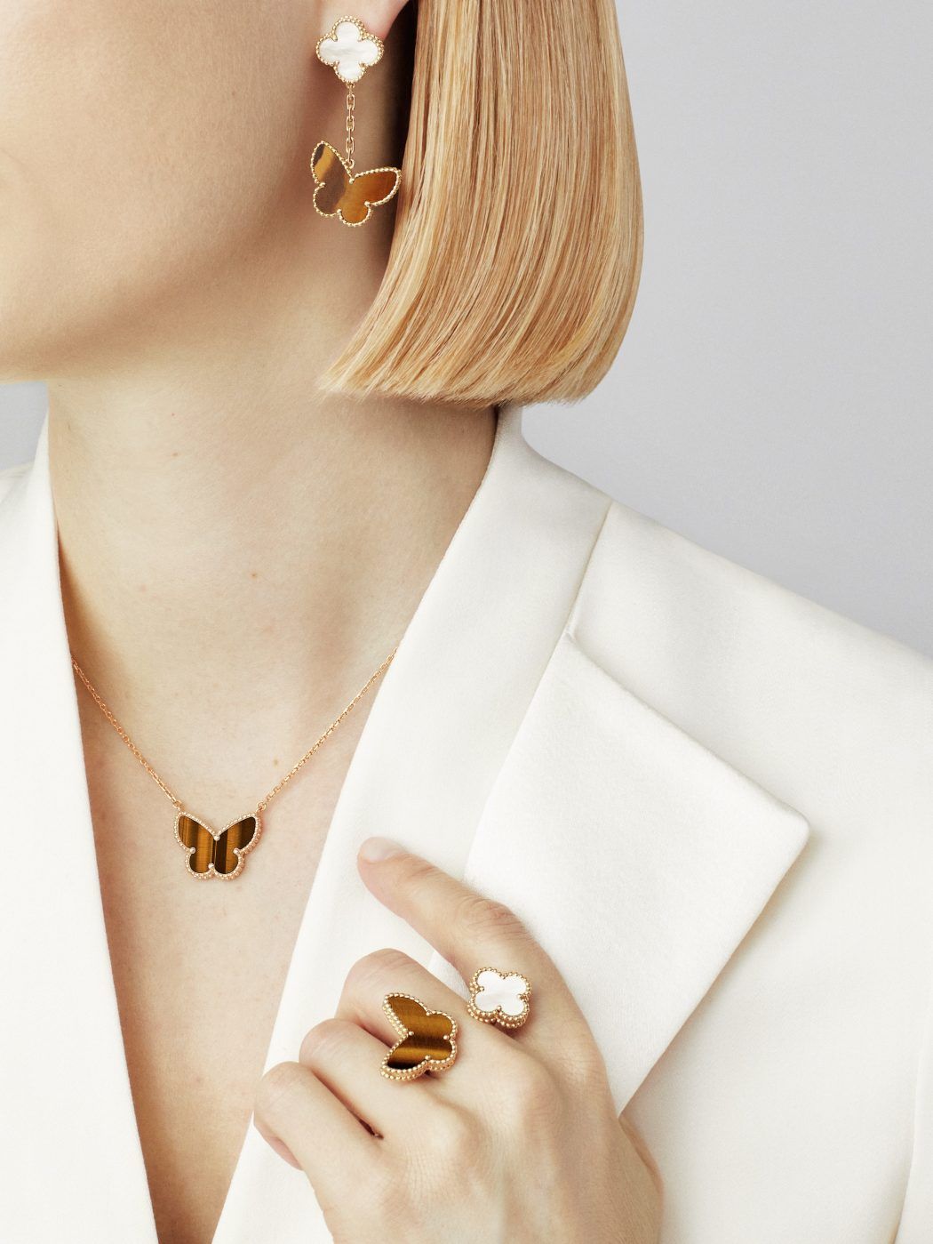 VCA Lucky Alhambra butterfly pendal