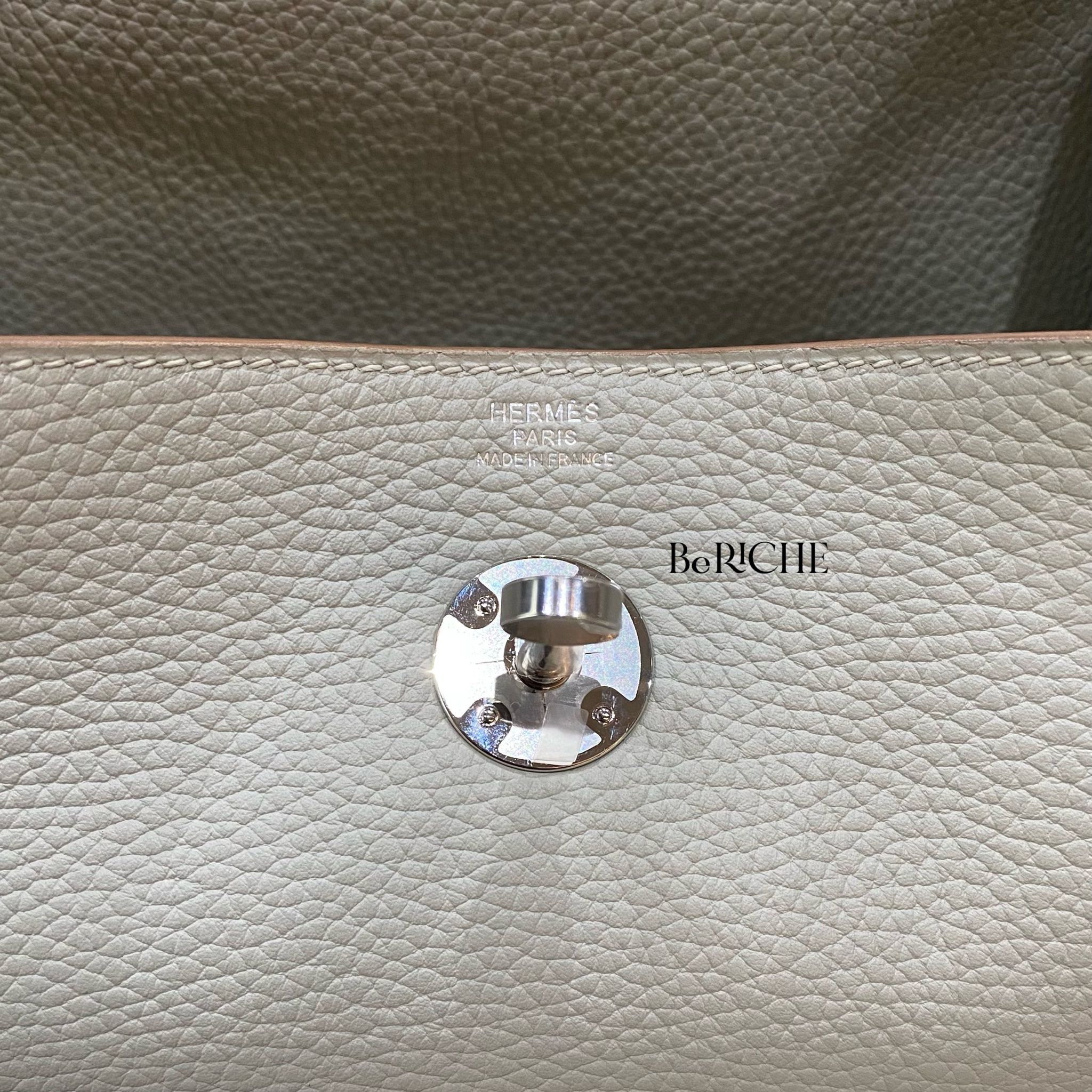 Lindy 26 Clemence Leather Gris Perle PHW