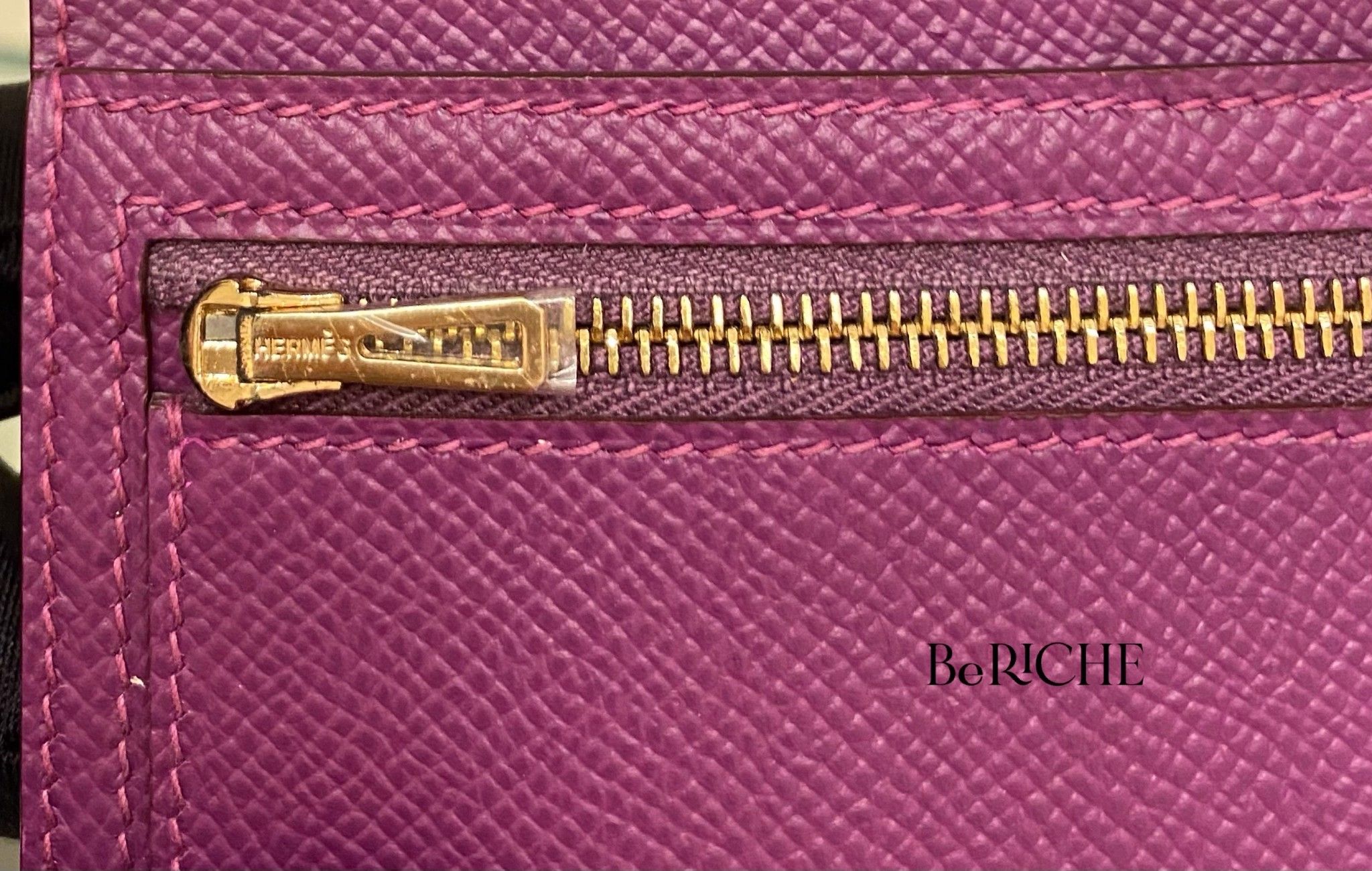 Hermes Wallet Bearn Compact Anemoe GHW