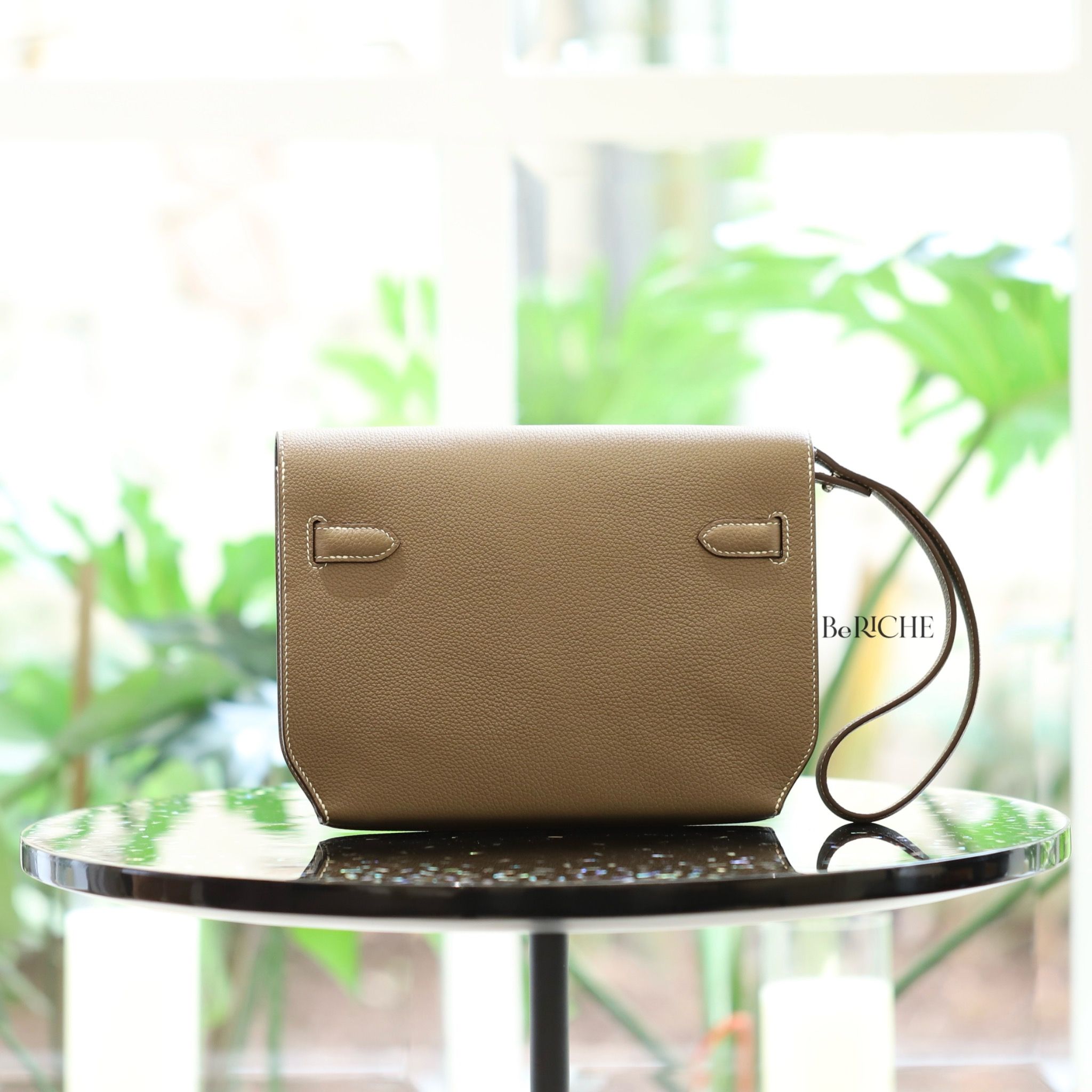 Kelly Depeches 25 Pouch Togo Etoupe PHW