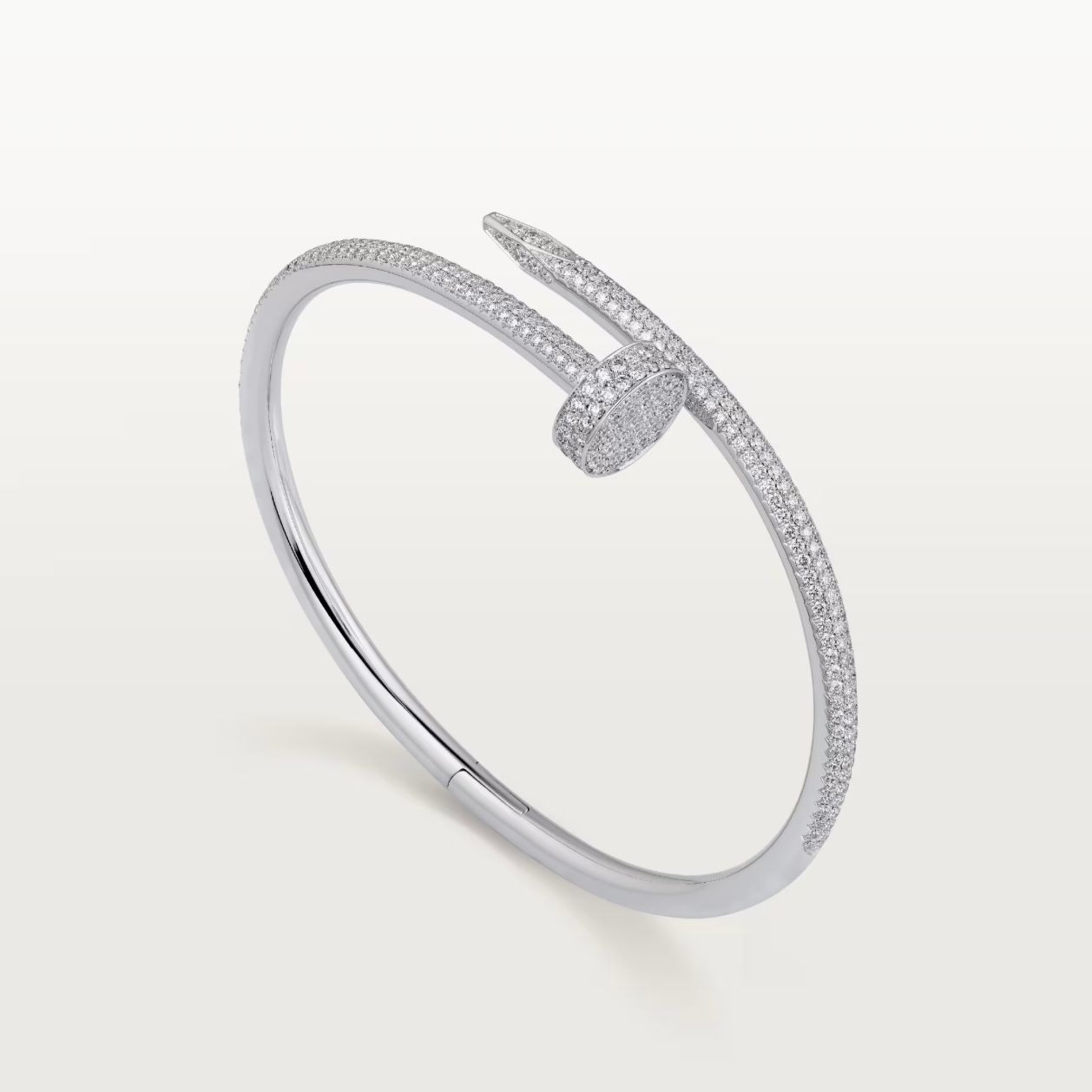 CARTIER JUSTE UN CLOU BRACELET, CLASSIC MODEL, DIAMONDS