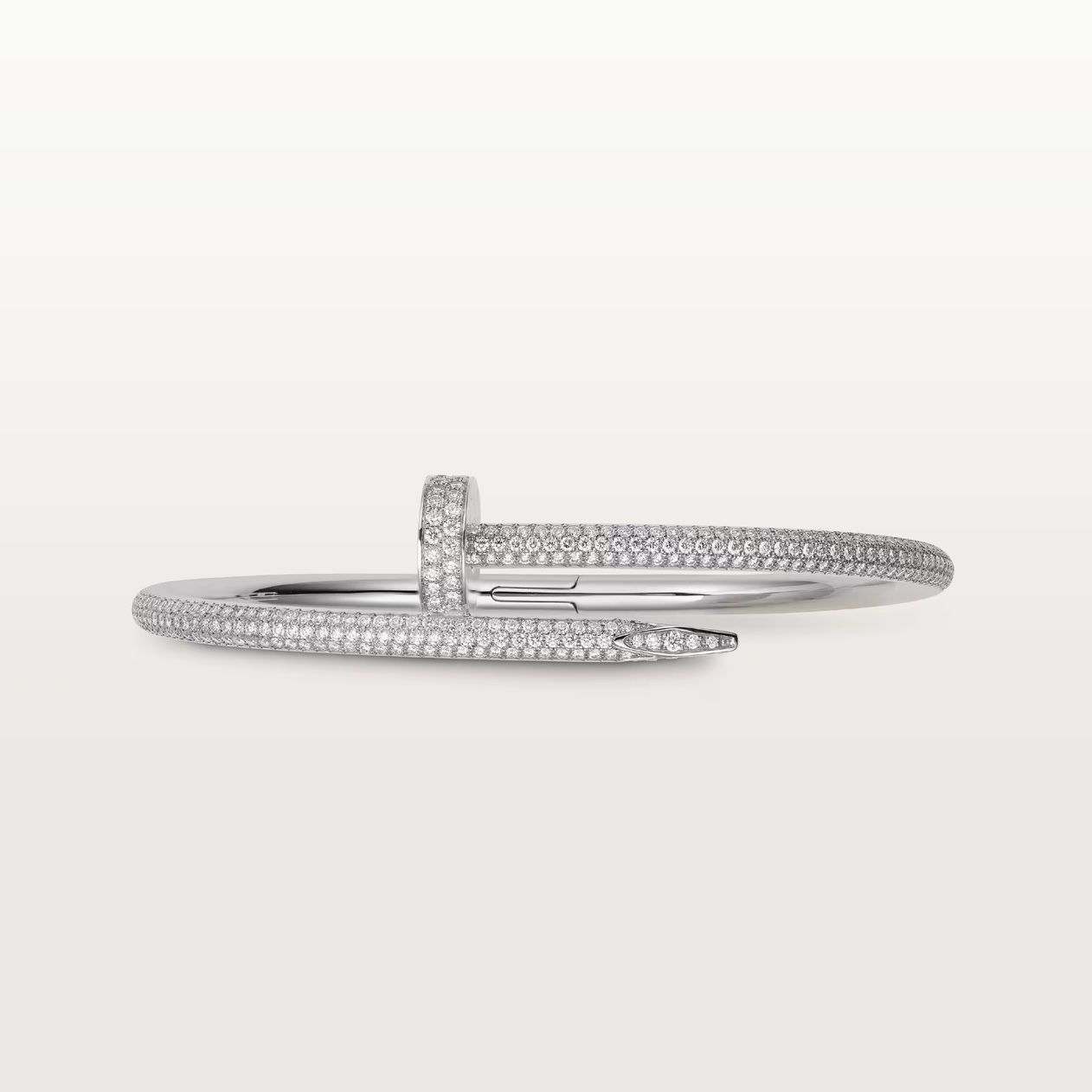 CARTIER JUSTE UN CLOU BRACELET, CLASSIC MODEL, DIAMONDS