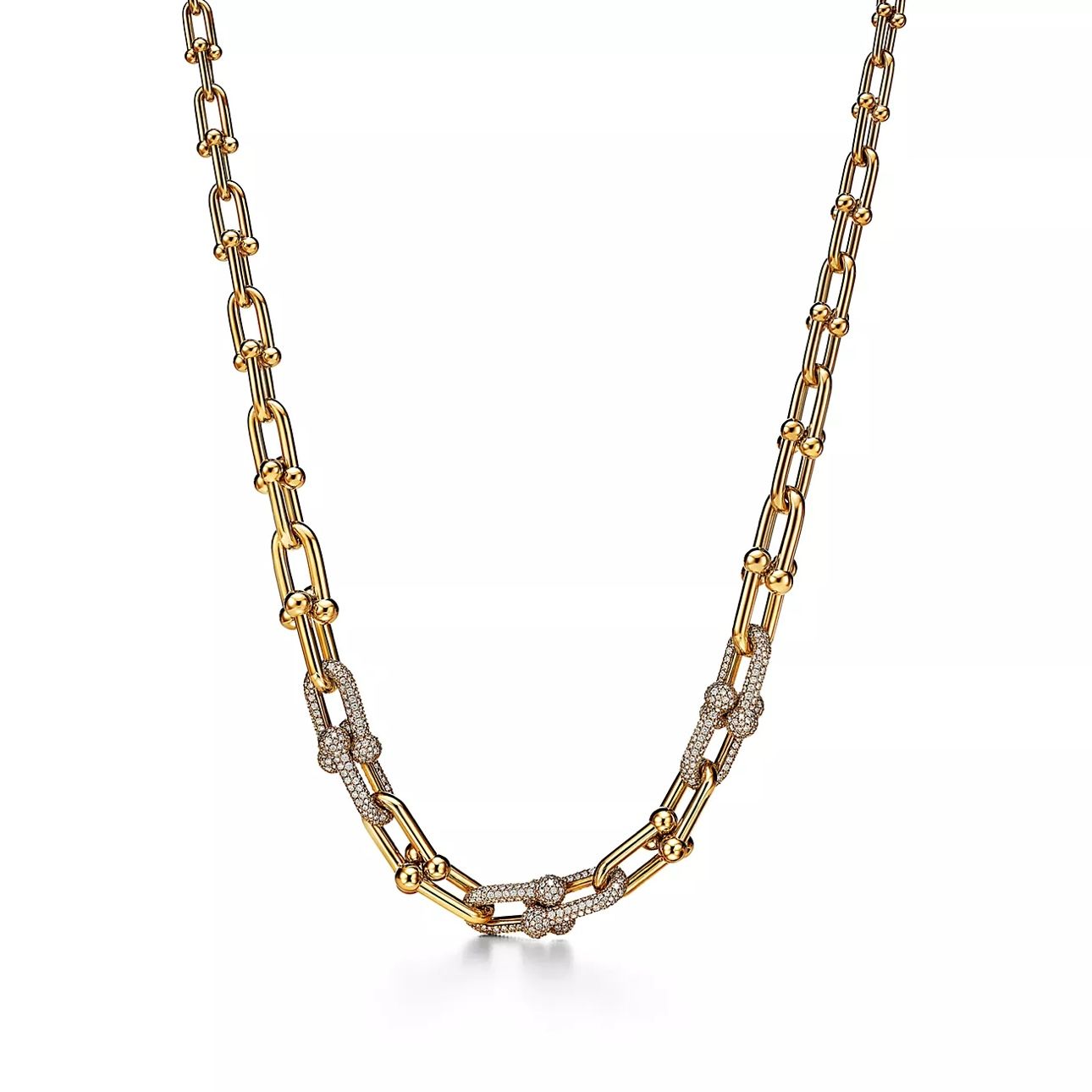 Tiffany HardWear Graduated Link Necklace