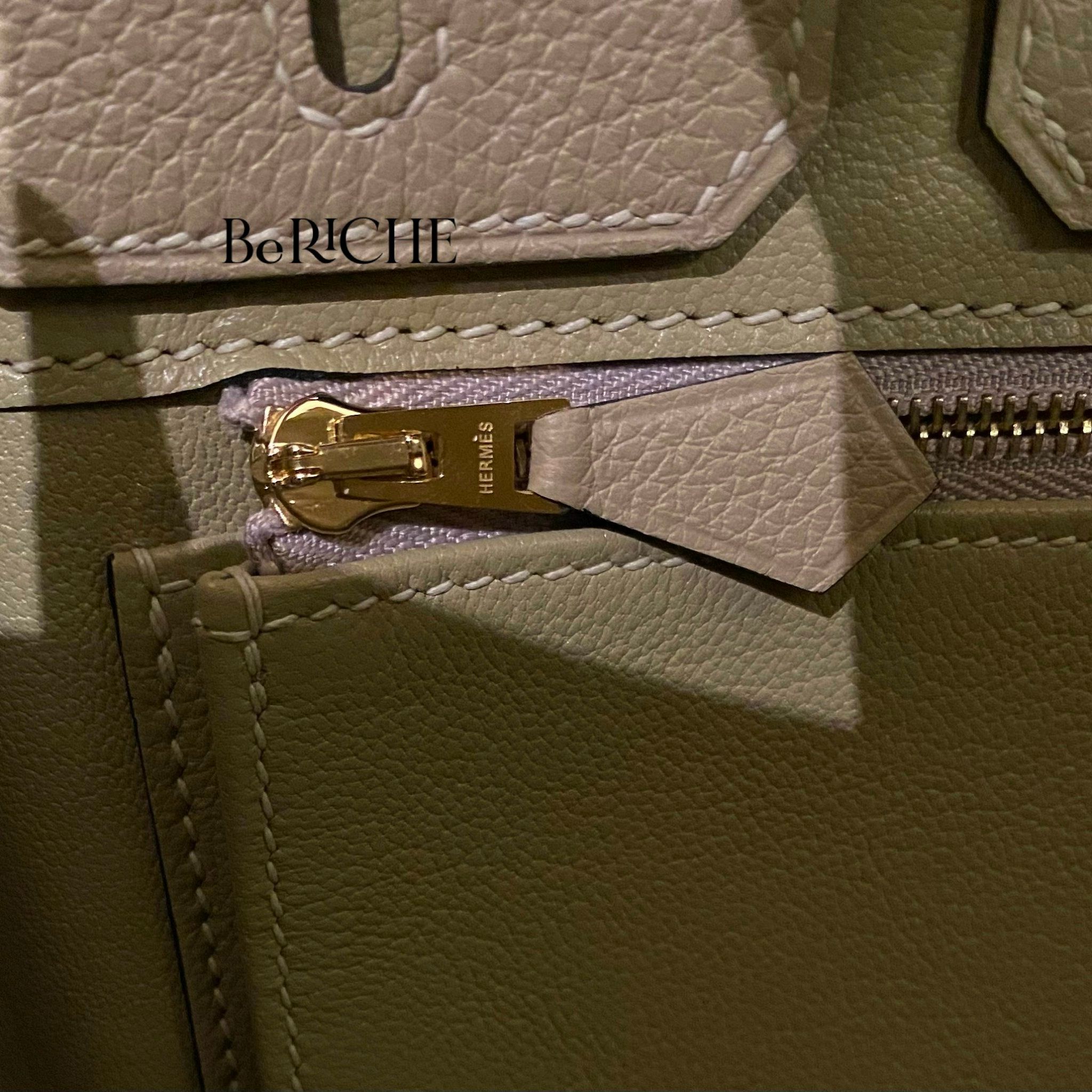 Birkin B25 Togo Trench GHW