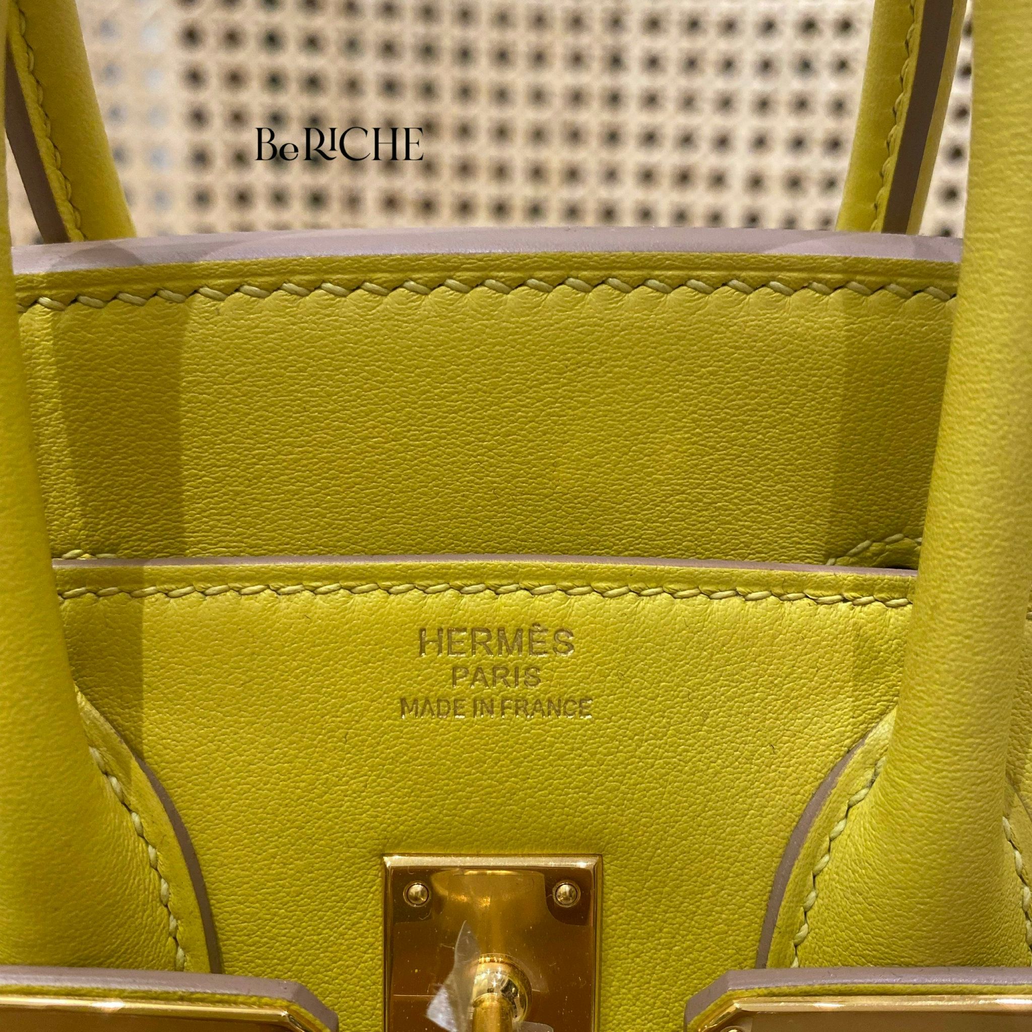 Birkin B25 Swift Lime GHW
